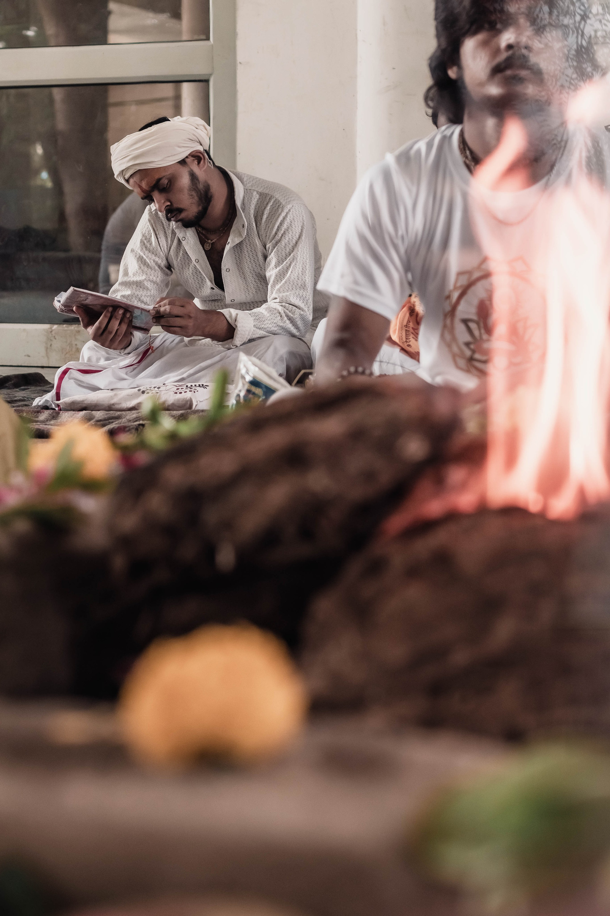 Pitri Paksha yagyas & poojas Devraha Baba ji ashram. Mariam Bagdasaryan