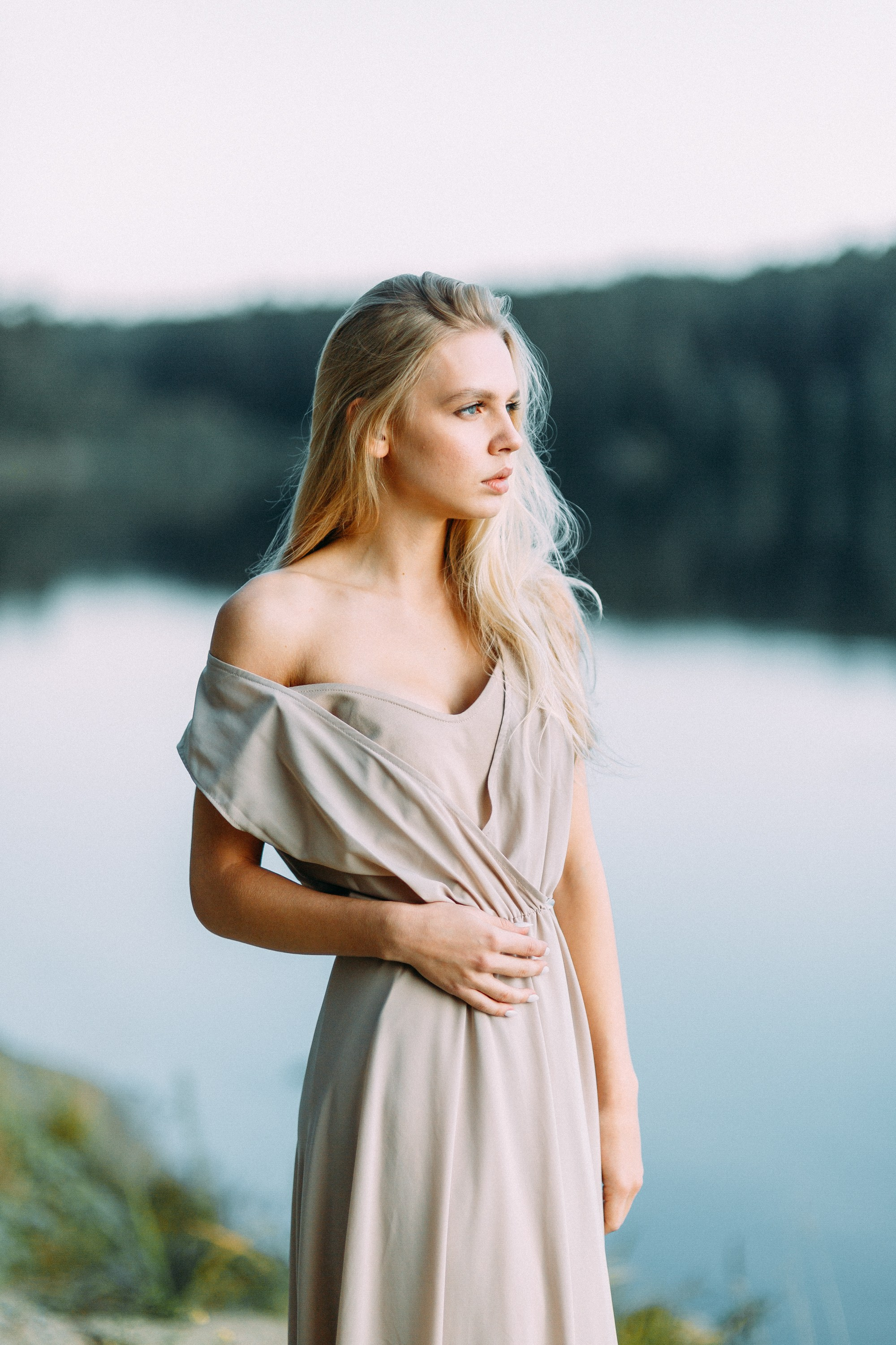 Закатная съемка на озере Тургояк