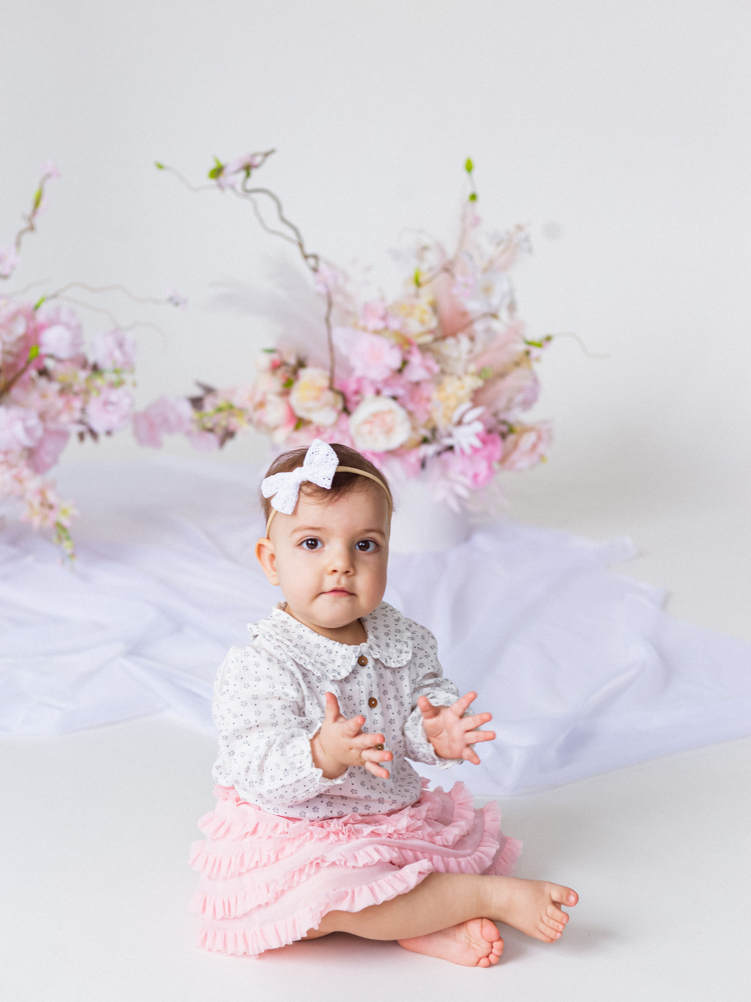 Годик в студии Домодедово. Семейный фотограф в Москве и МО Варвара Шаранова