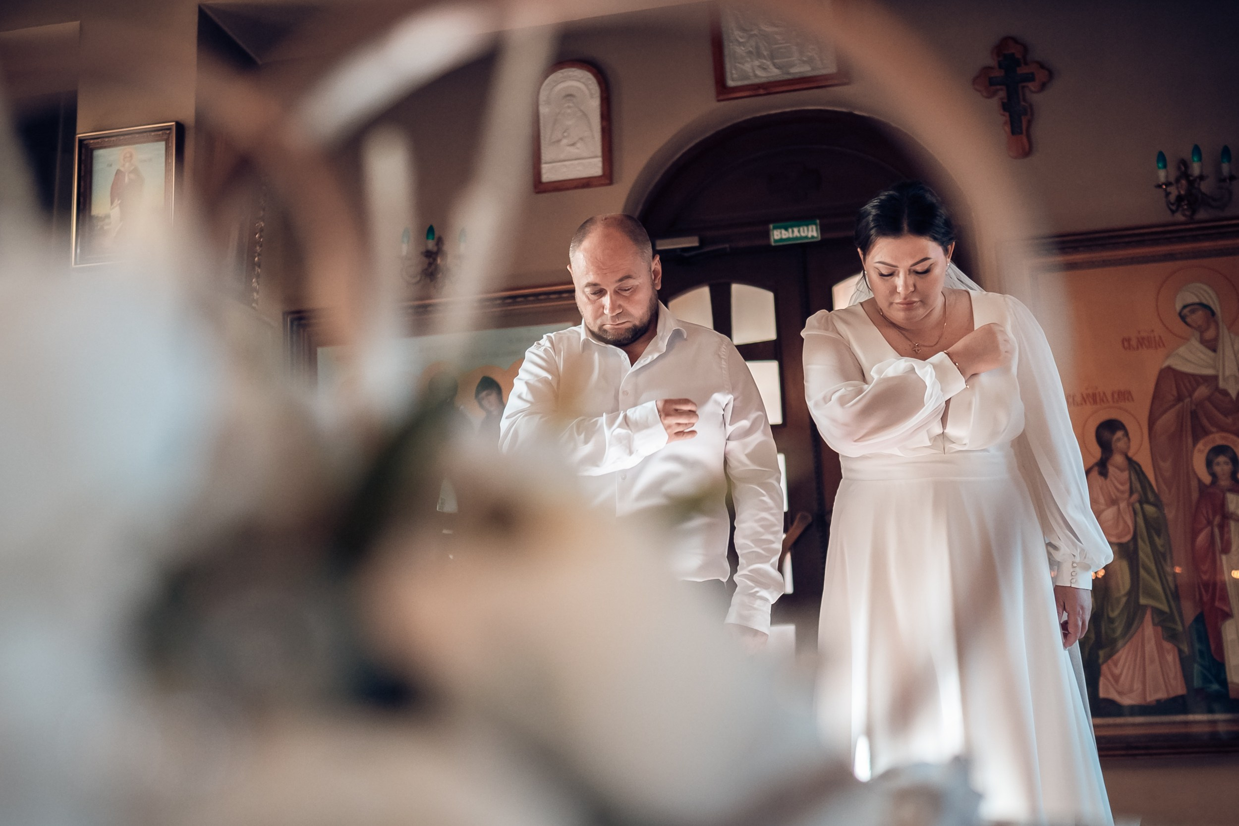 Венчание в храме Прп. Сергия Радонежского с. Орлиное. Церковный фотограф Севастополь