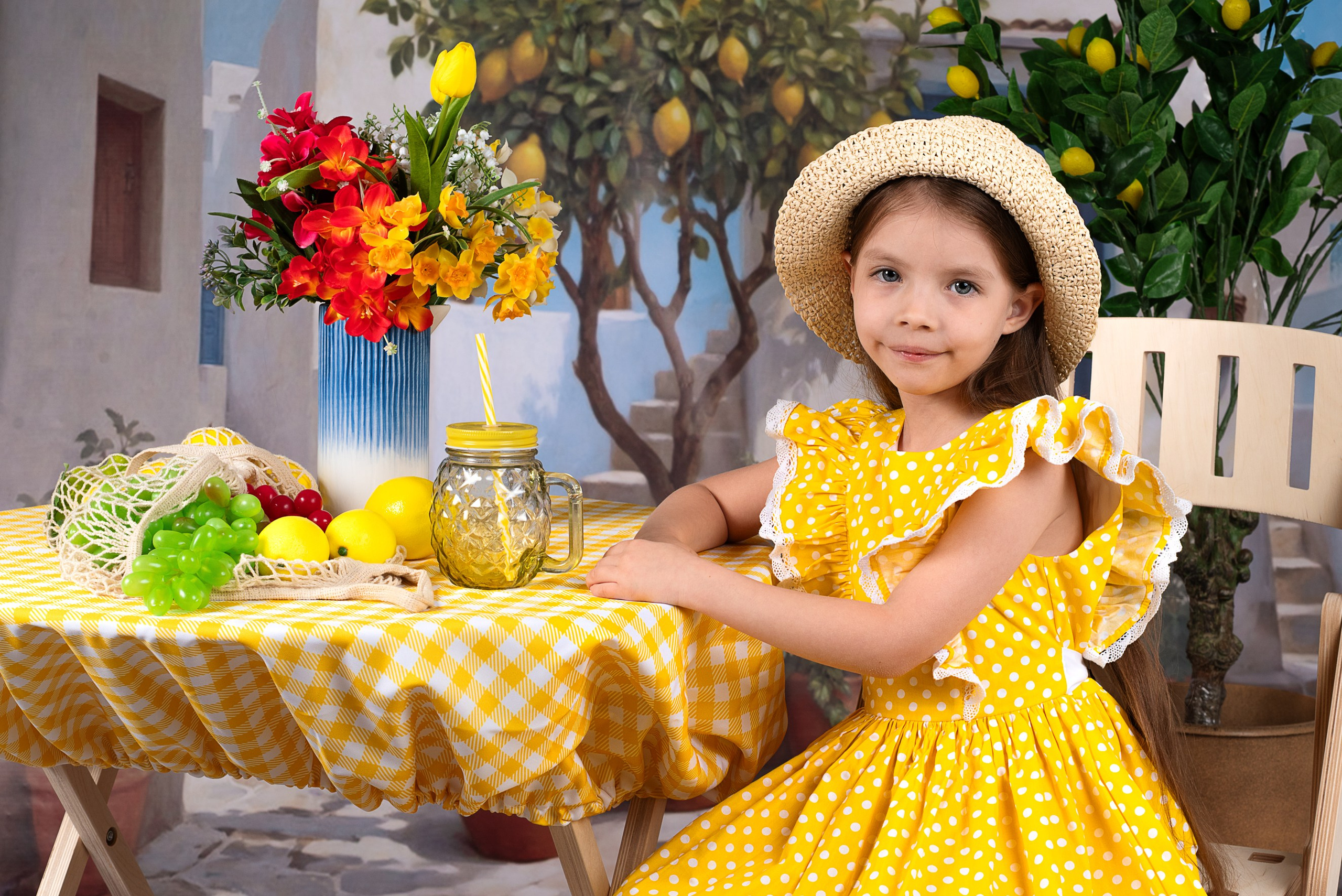 Сюжет «Санторини». Детская фотостудия Виктории Шараповой