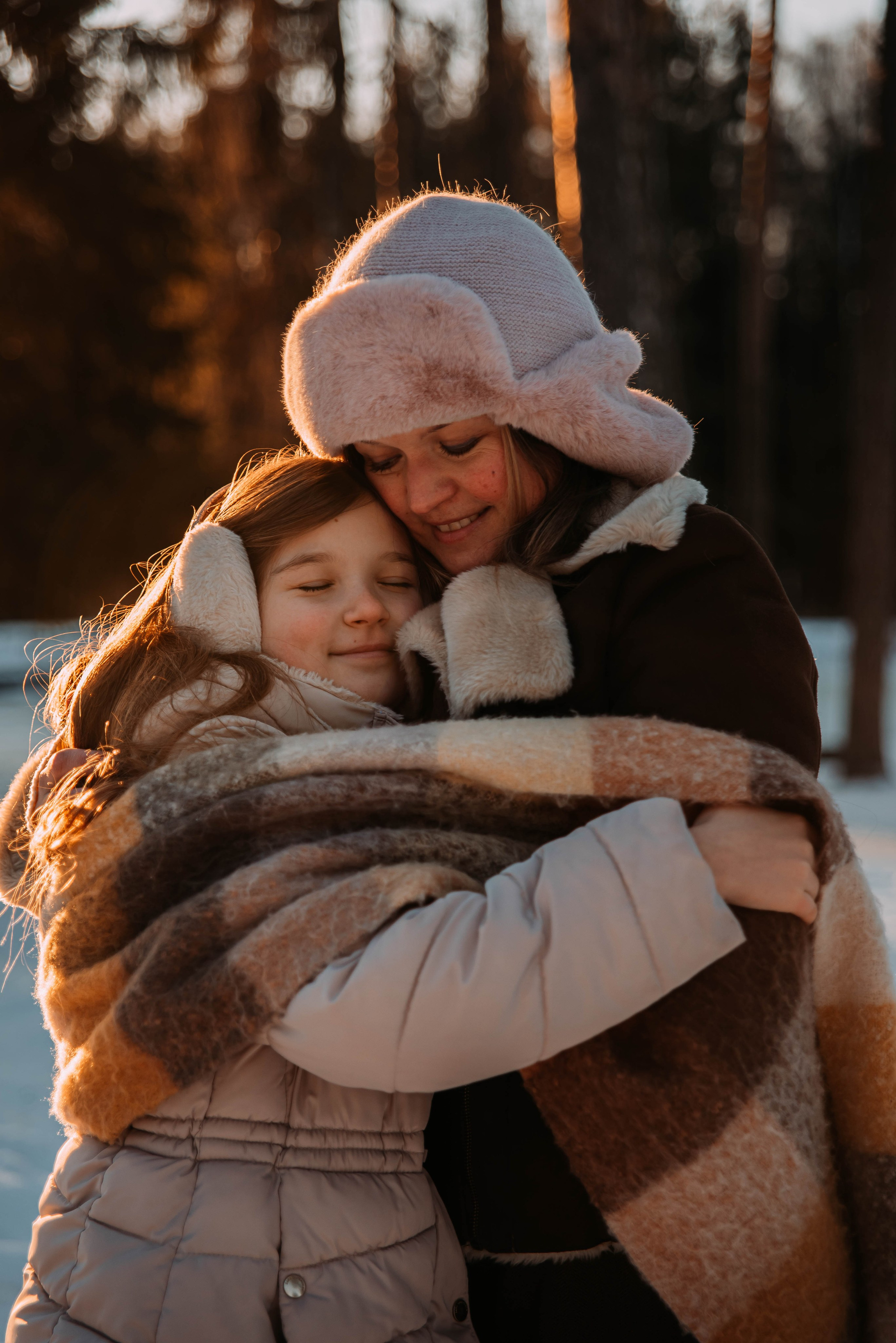Зима. Леся Власова. Семейный Lifestyle фотограф в Москве