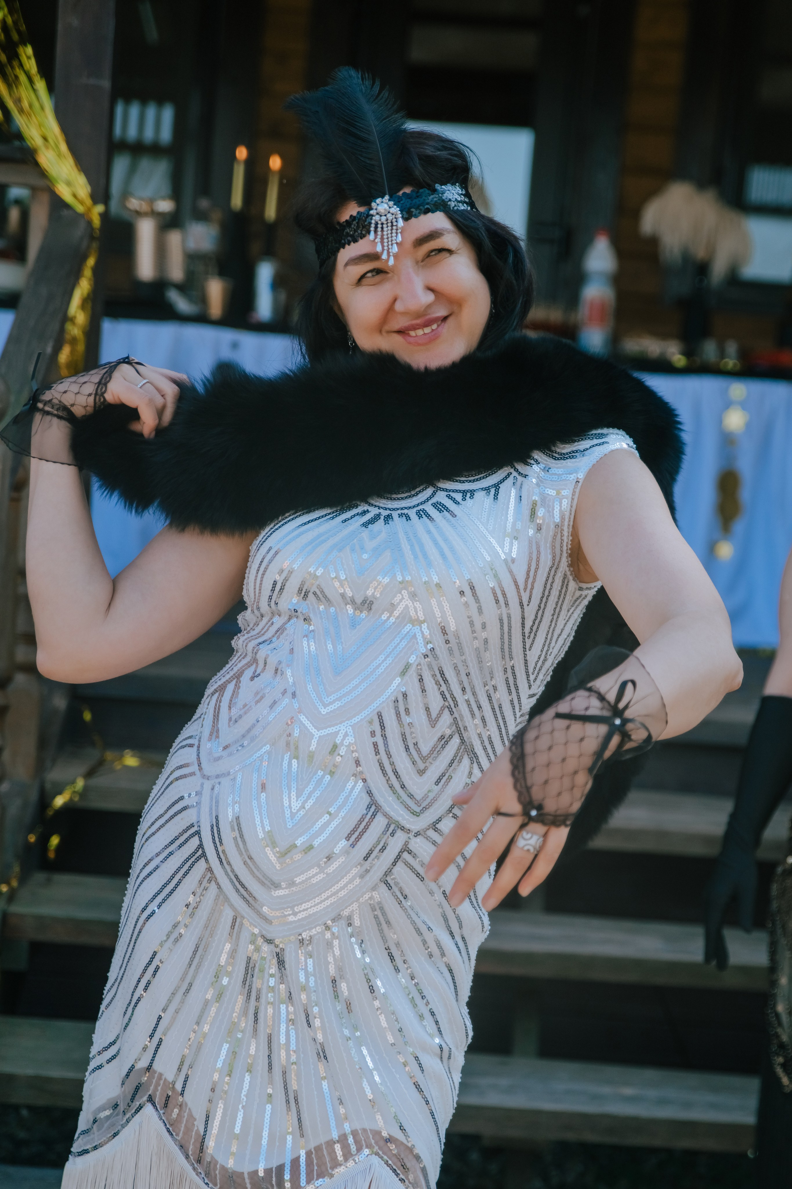 Вечеринка в стиле Гэтсби. Фотограф Ярмишко Дарья. Выпускные фотокниги