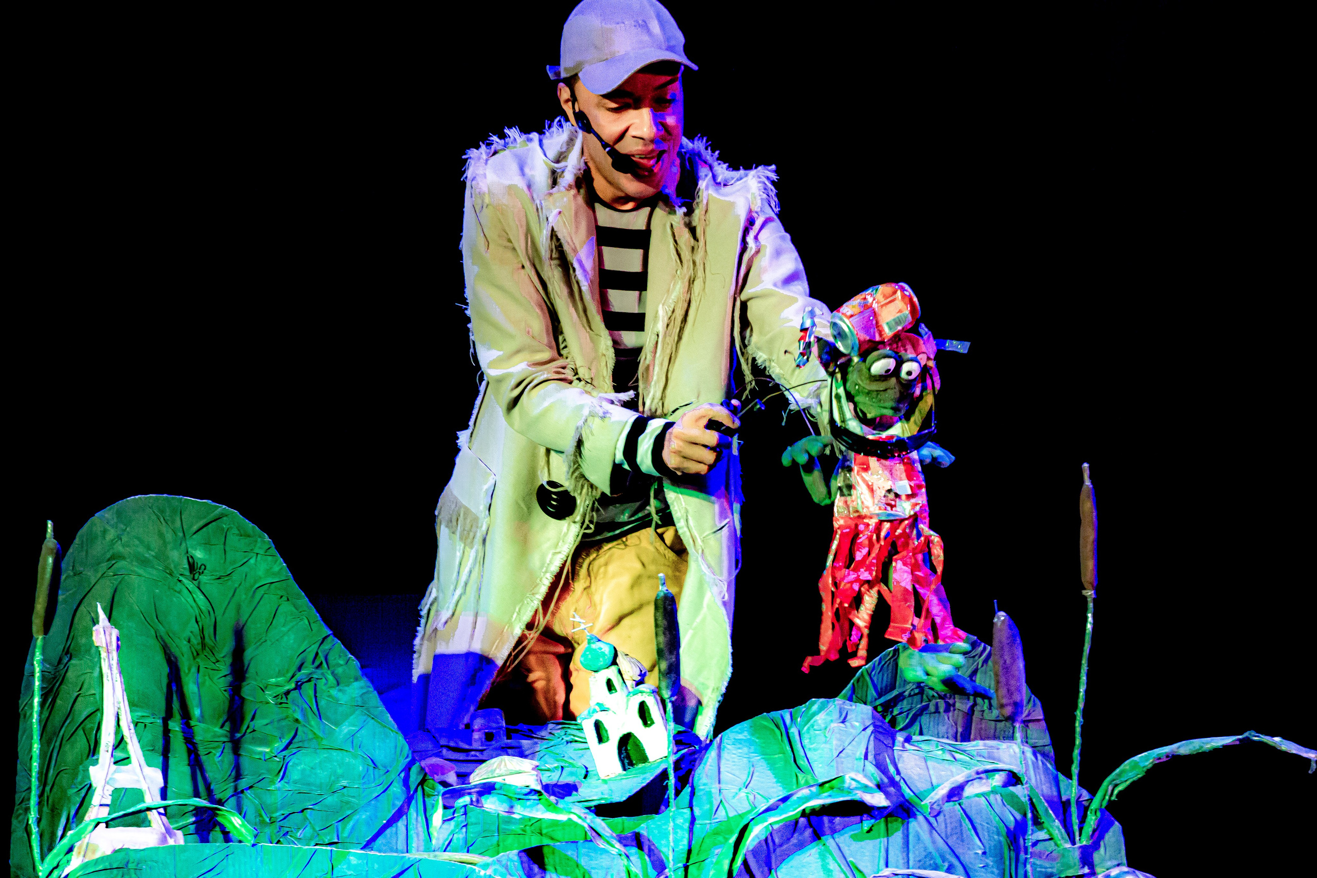 Спектакль театра Саквояж Лягушка путешествиница. Фотограф в Сочи Юрий Шептаев