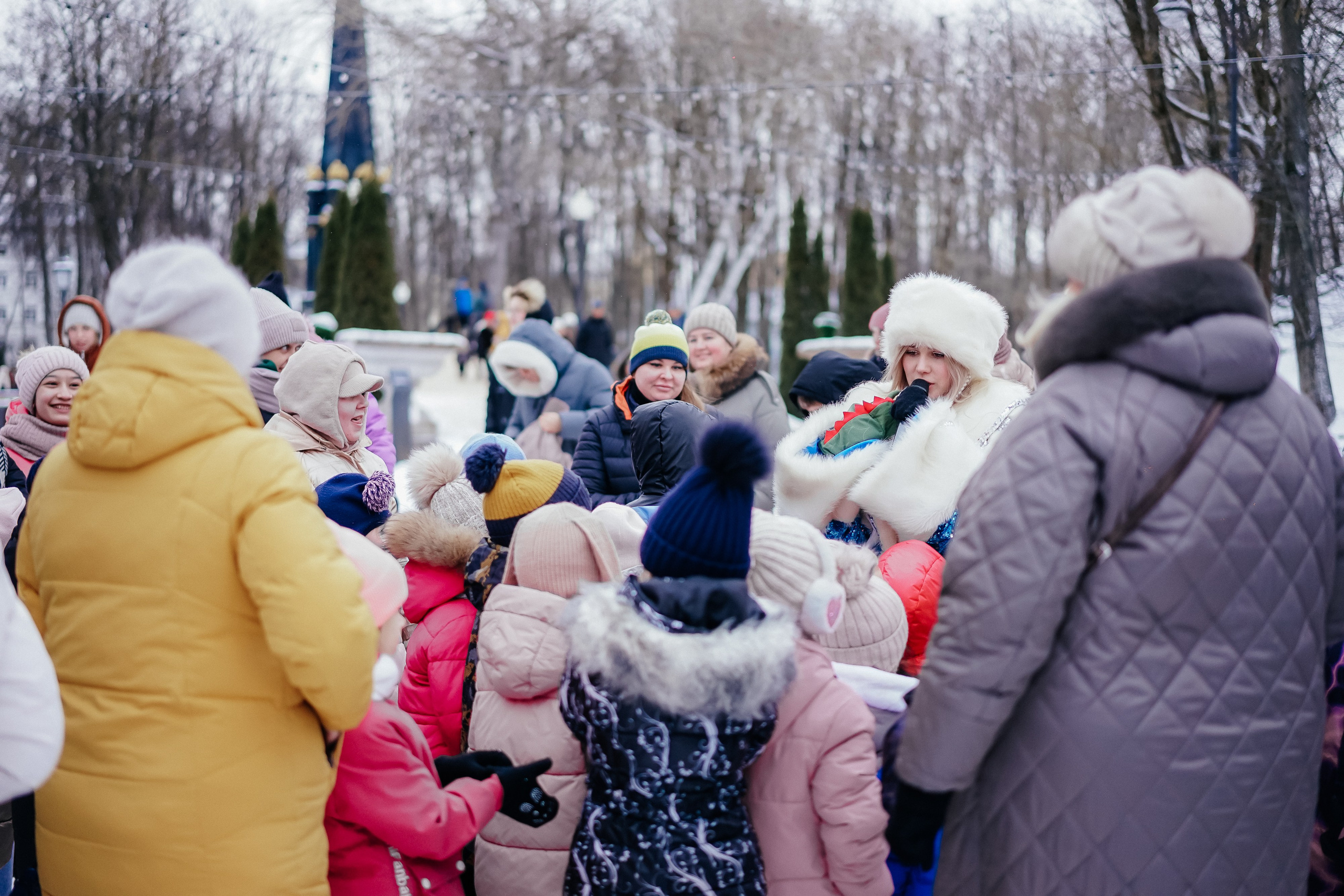 «Предновогодний переполох» Лопатинский сад, 14.12.2024. Фотограф и видеограф Смоленск | Студия Цезарь
