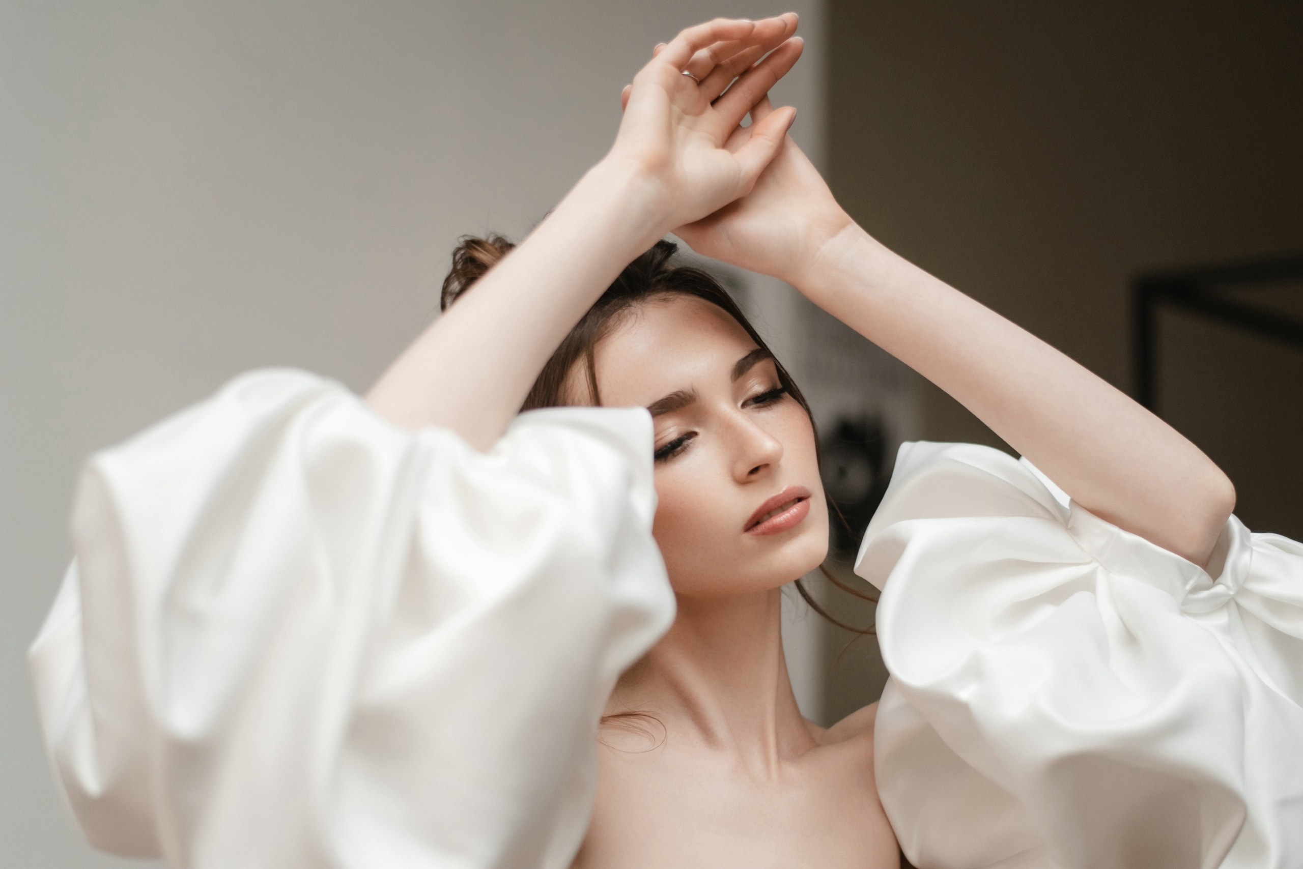 Стильная студийная фотосессия свадьбы. Свадебный и семейный фотограф в Москве Светлана Зоткина