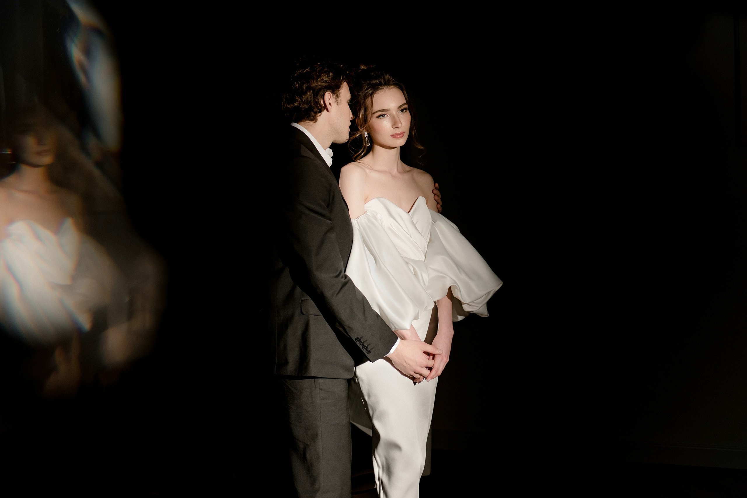 Стильная студийная фотосессия свадьбы. Свадебный и семейный фотограф в Москве Светлана Зоткина