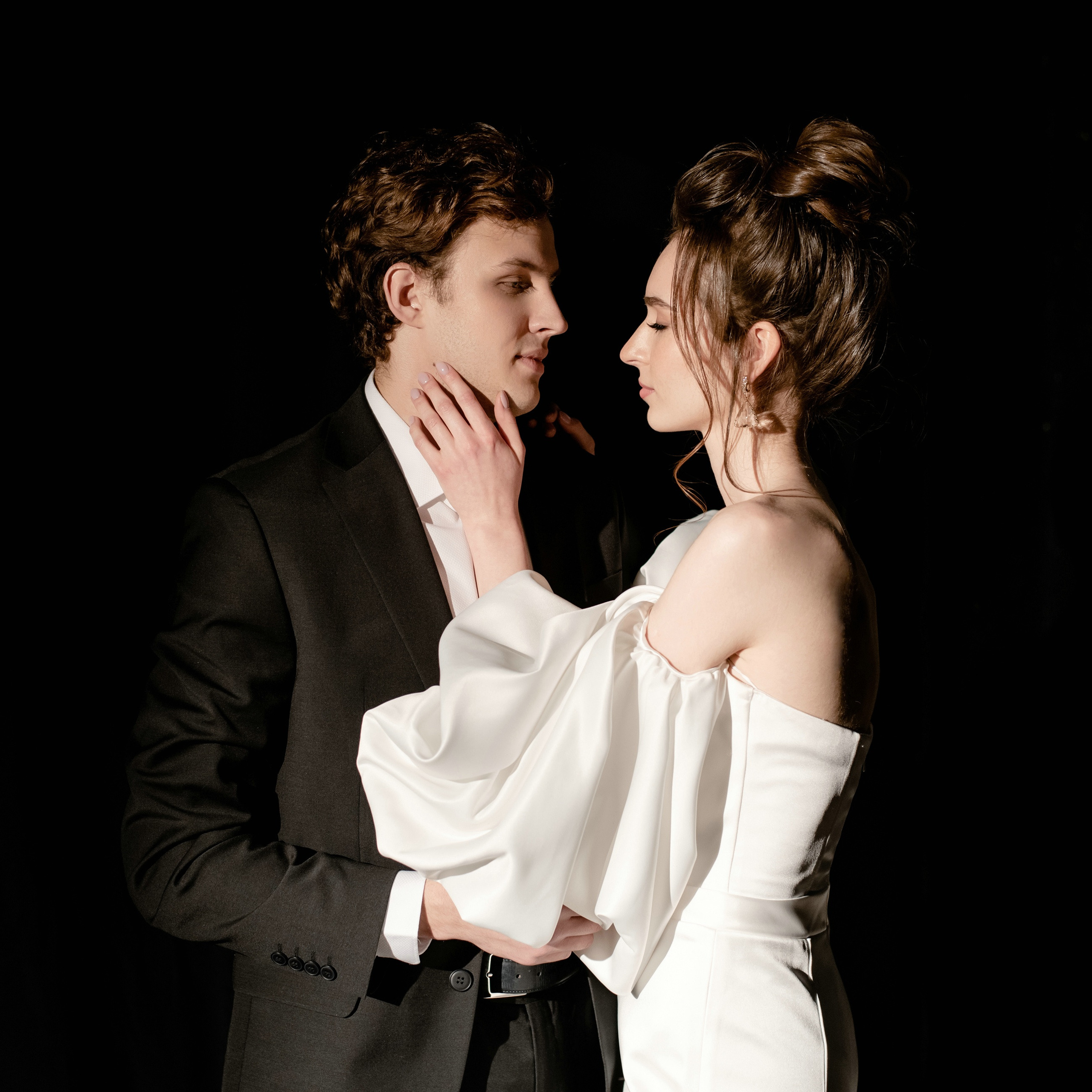 Стильная студийная фотосессия свадьбы. Свадебный и семейный фотограф в Москве Светлана Зоткина