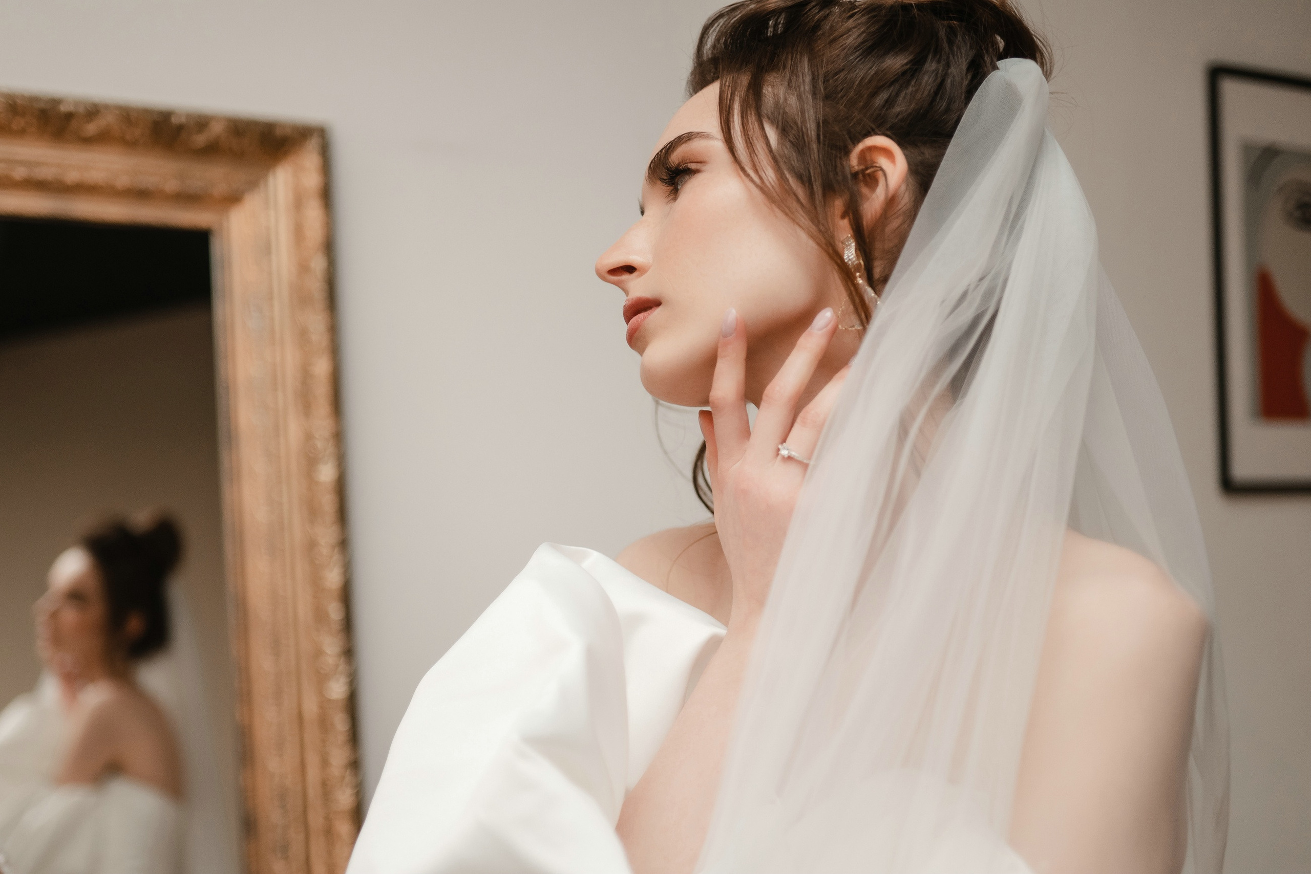 Стильная студийная фотосессия свадьбы. Свадебный и семейный фотограф в Москве Светлана Зоткина