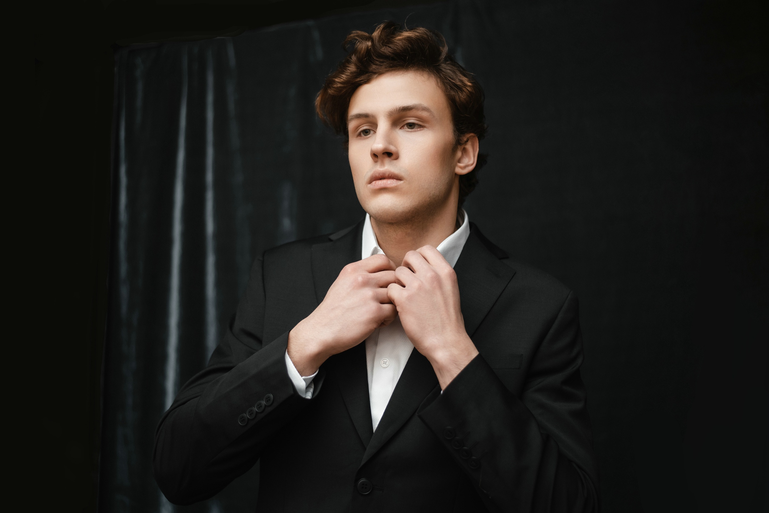 Стильная студийная фотосессия свадьбы. Свадебный и семейный фотограф в Москве Светлана Зоткина