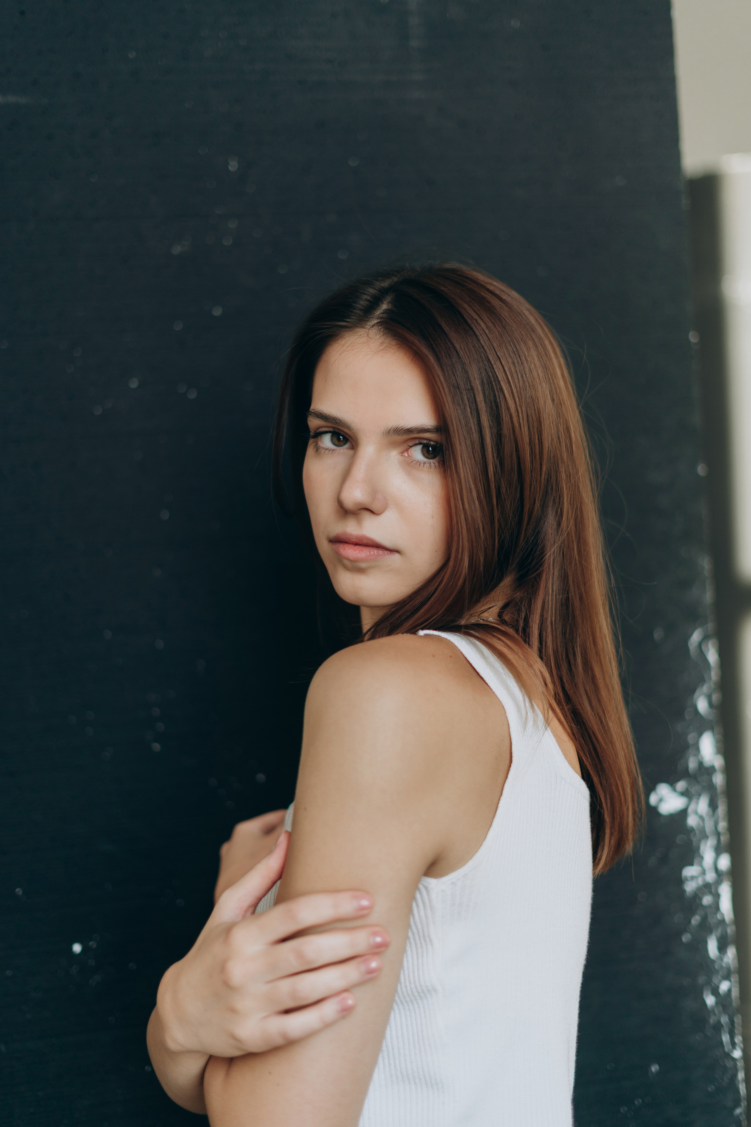 Настя. Модельные тесты. Фотограф Москва Виктория-Антуанетта