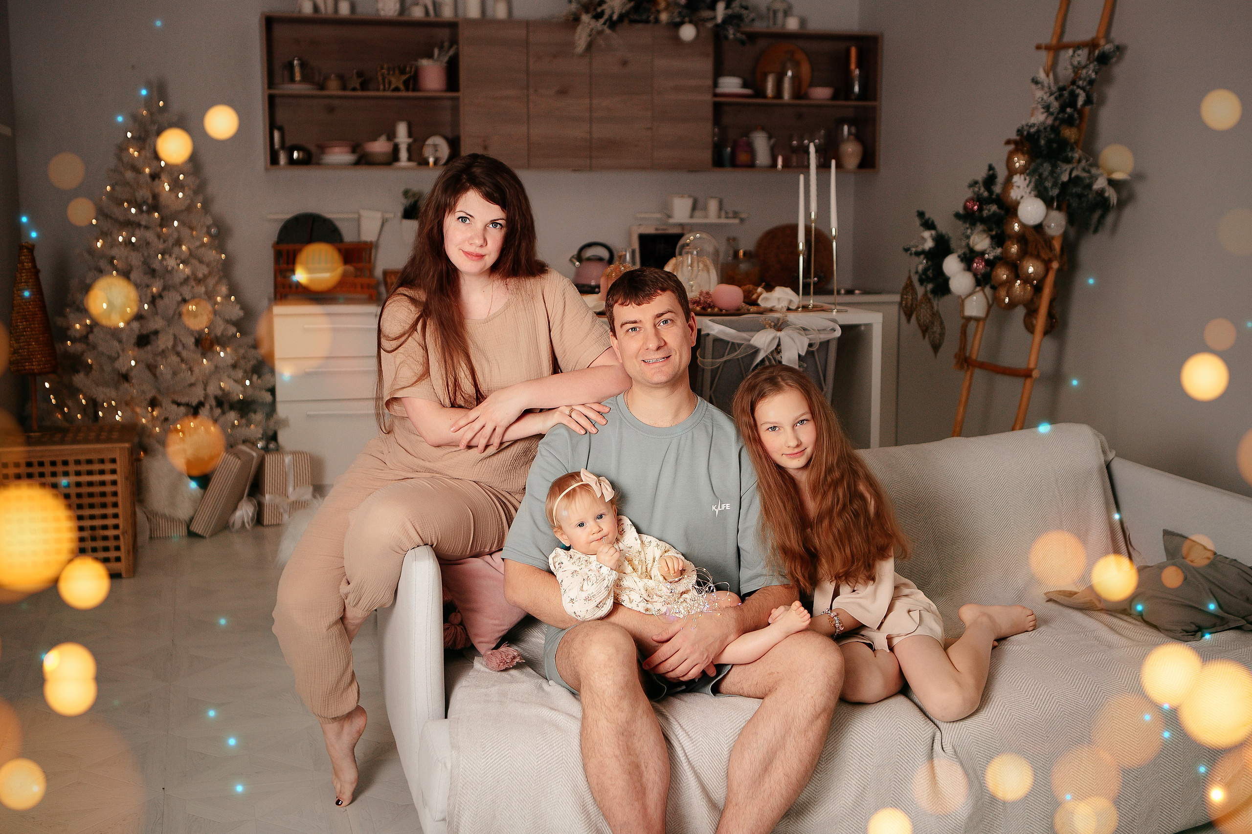 Ольга с семьей. Семейный и детский фотограф в Москве Александра Мак