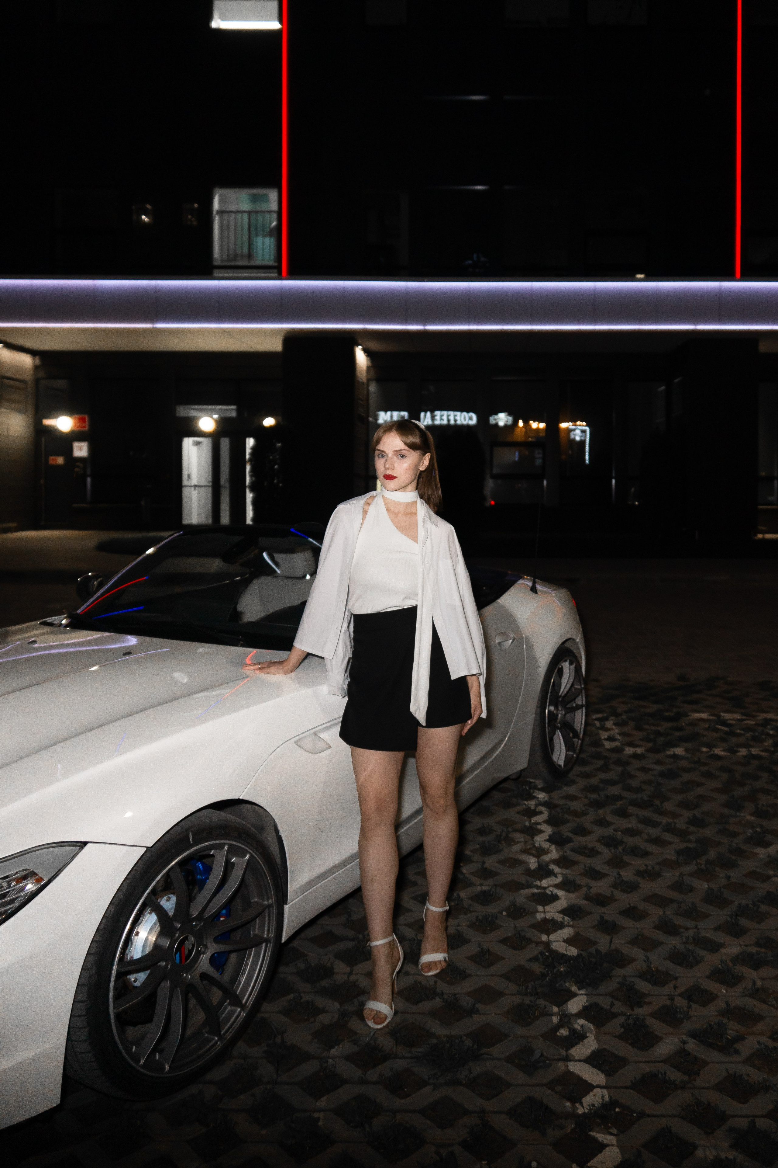 Съёмка с кабриолетом. Женский фотограф Омск, Екатерина Петрова