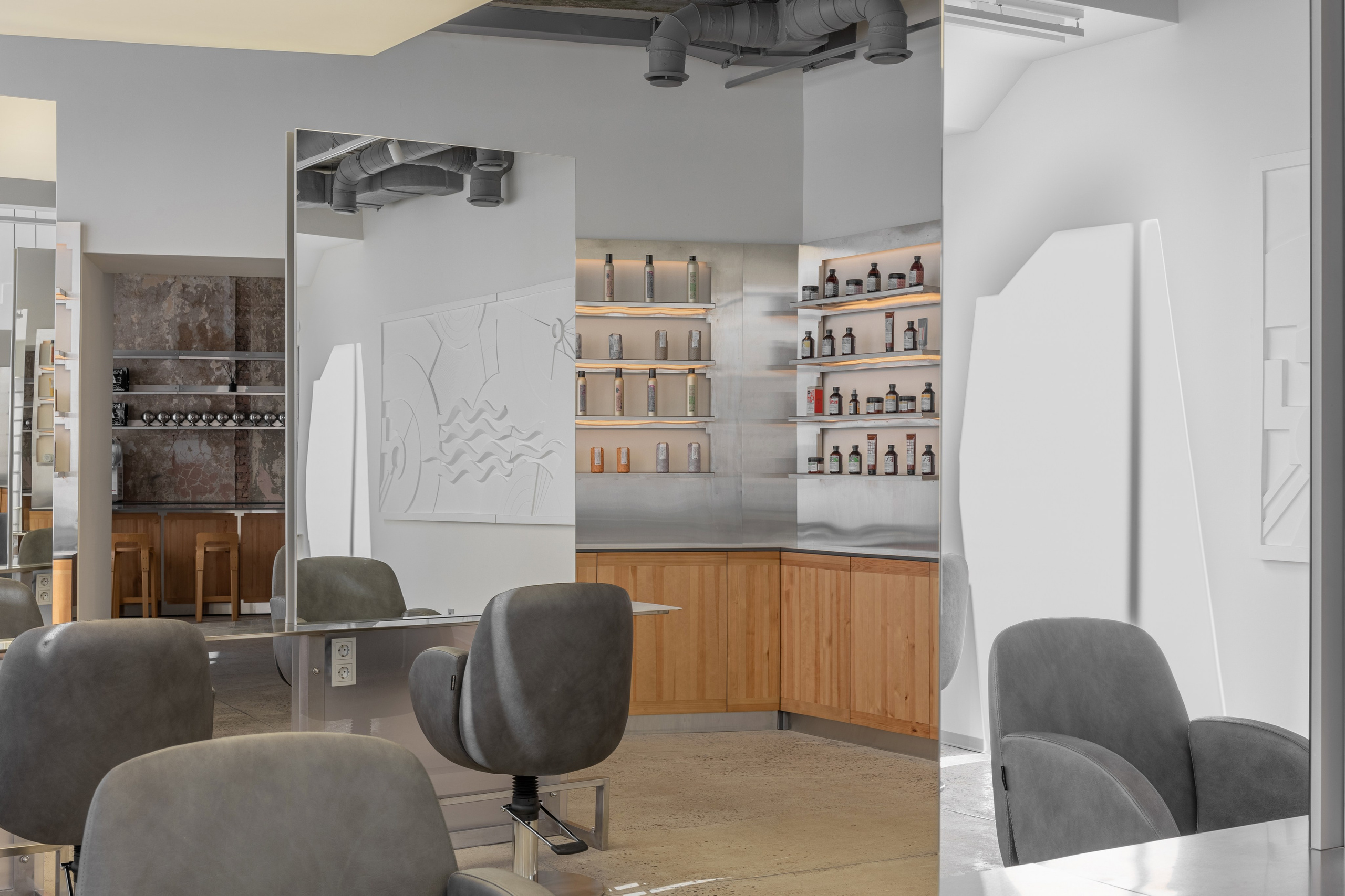 Парикмахерская Культура в Москве. Интерьерный фотограф в Нижнем Новгороде и Москве Владимир Гудков