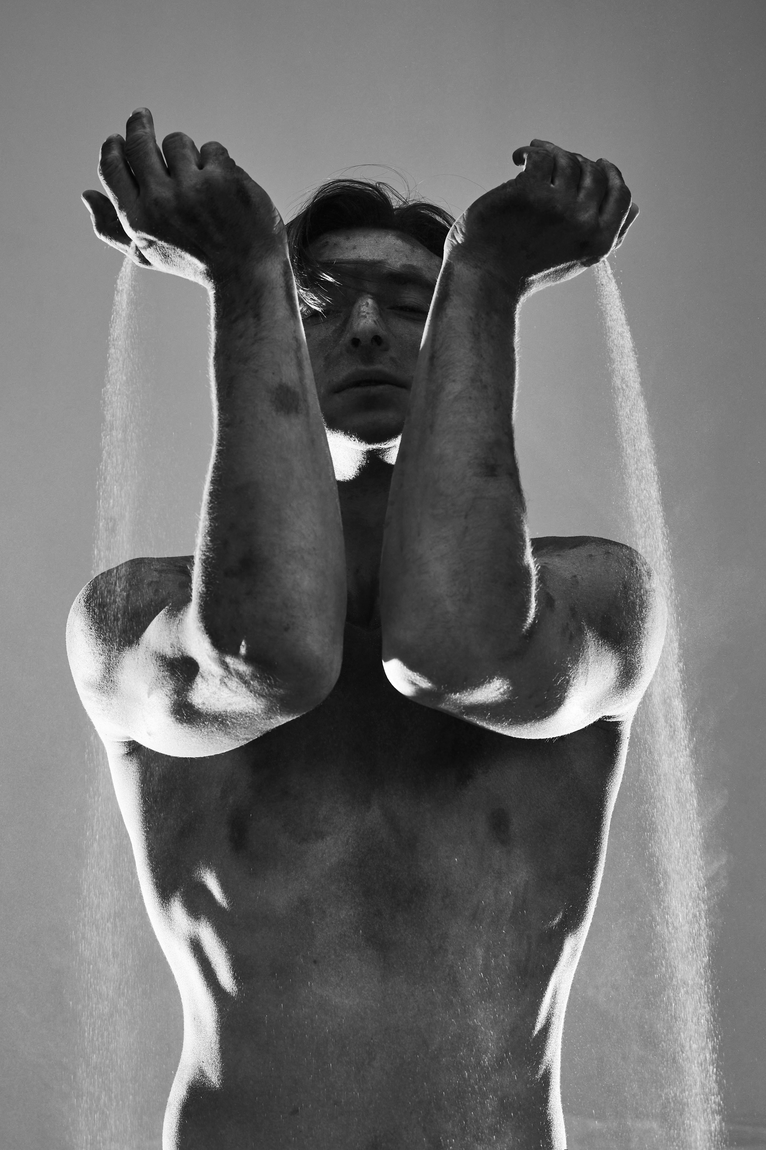 Фотосессия с песком в студии. Анна Потявина. Фотограф Москва