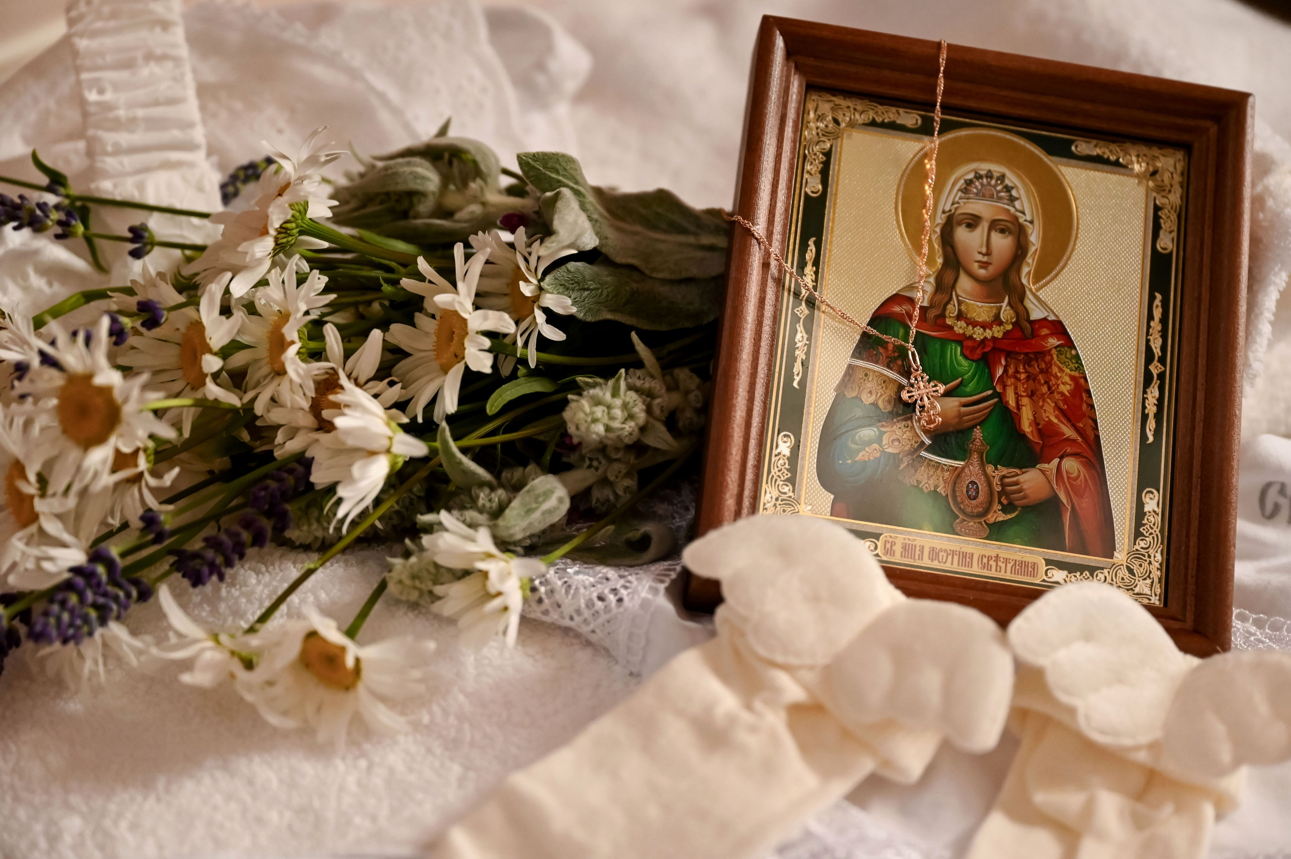 Крещение мл. Фотинии. Семейный фотограф в г. Воскресенск Наталия Молева