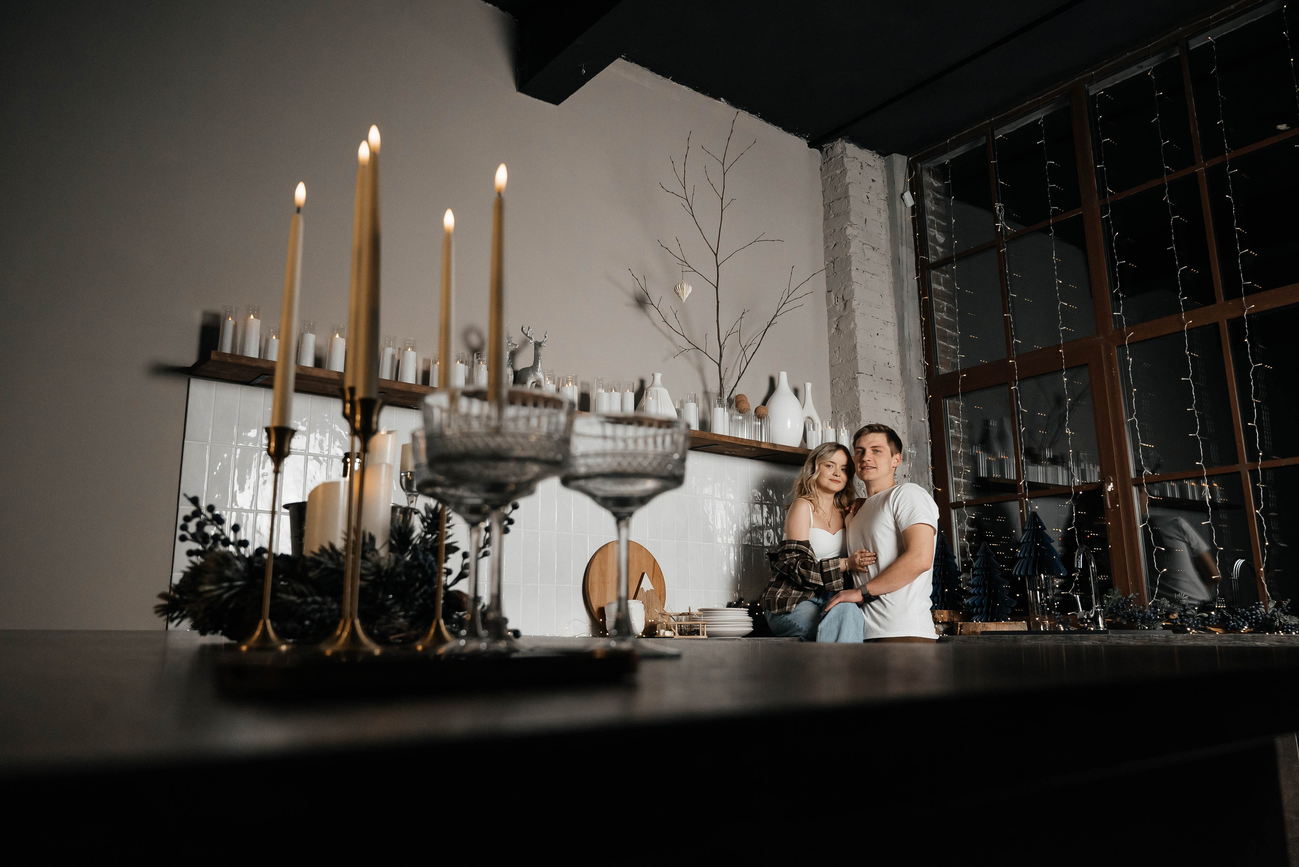 Новогодняя съёмка для Марии и Ивана. Свадебный и семейный фотограф г. Ярославль Савинская Анастасия