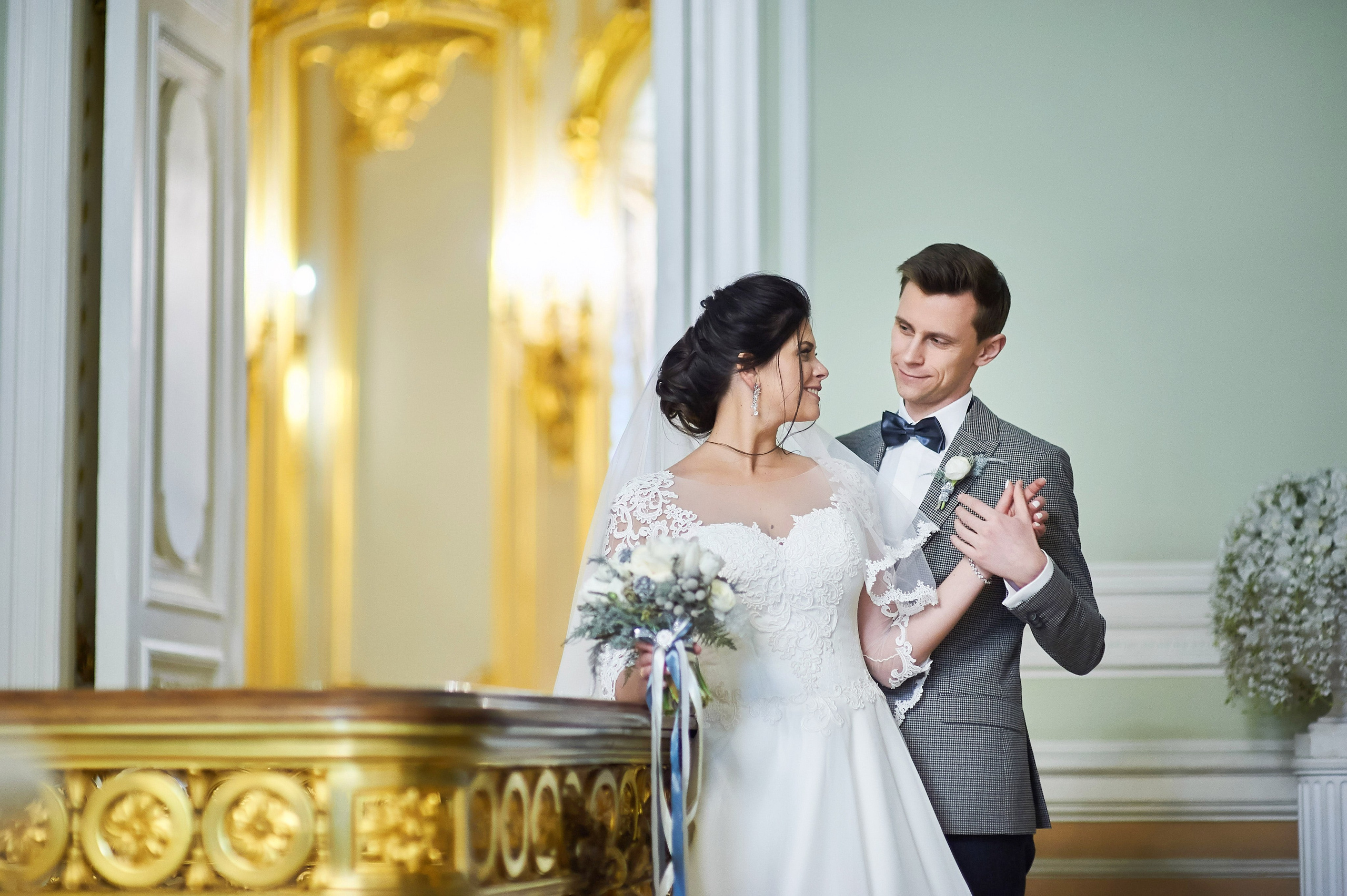 Наталия и Дмитрий (фотосессия в студии). Портретный, семейный и свадебный фотограф в Санкт-Петербурге и в Пушкине Ширяев Денис