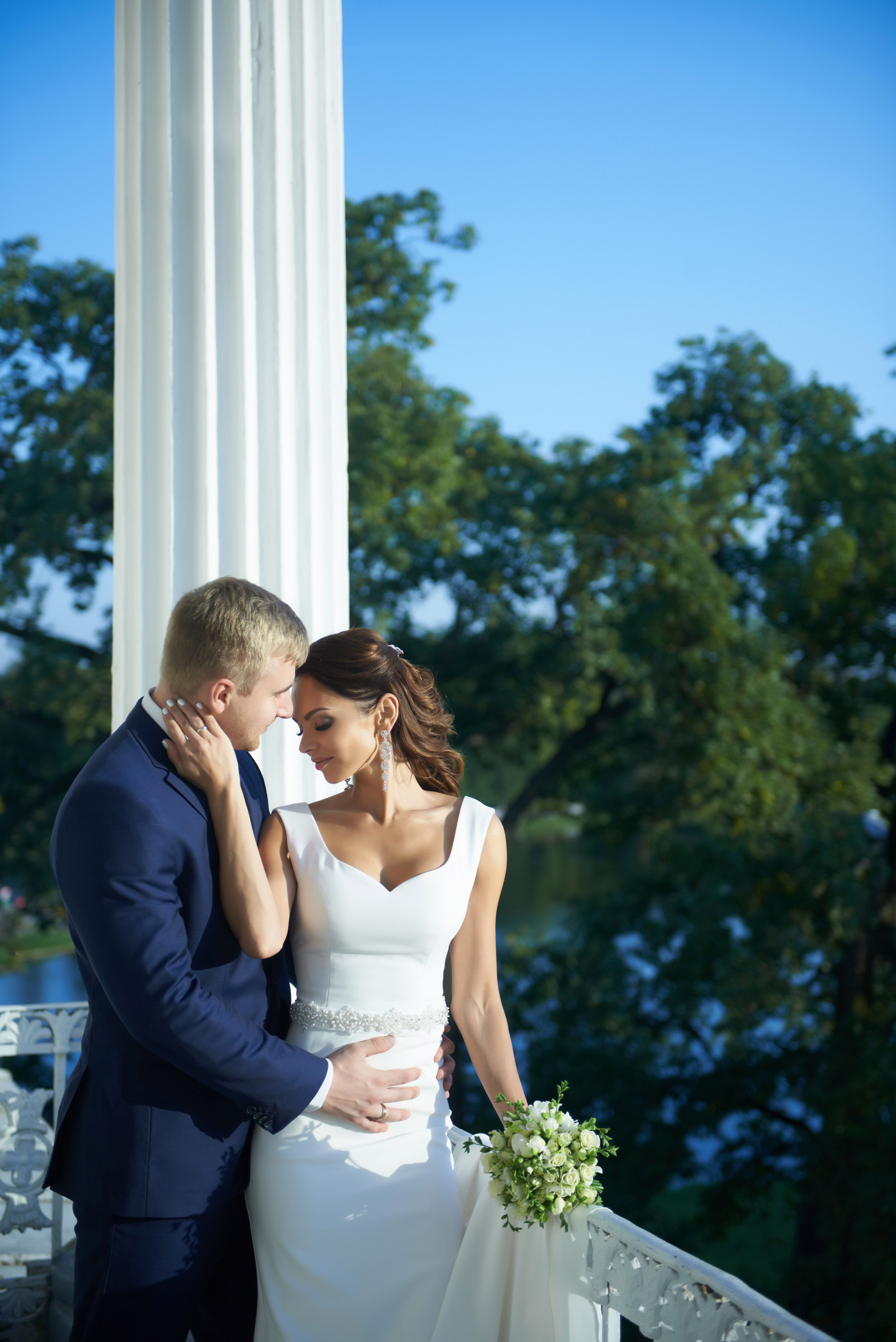 Максим и Наталья (свадебная фотосессия в Пушкине в Екатерининском парке). Портретный, семейный и свадебный фотограф в Санкт-Петербурге и в Пушкине Ширяев Денис