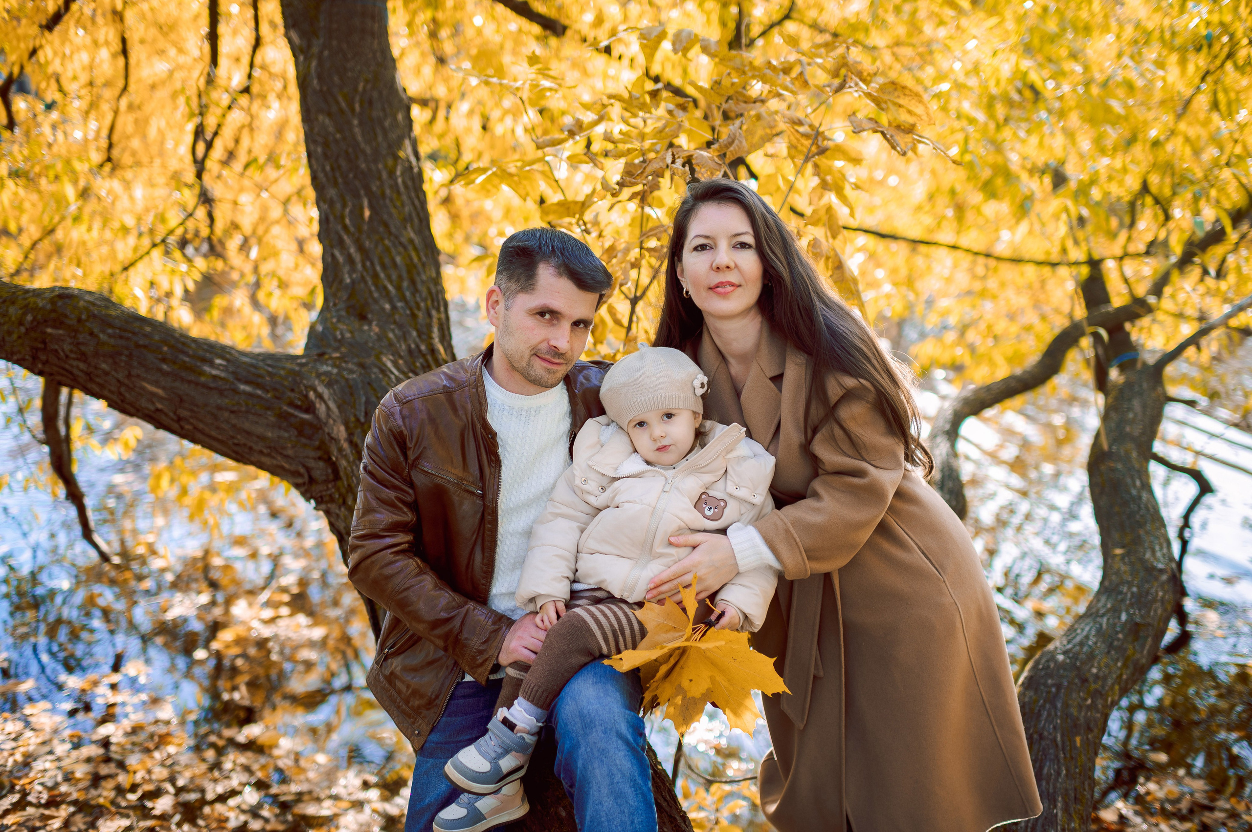 Осенняя семейная прогулка. Портретный, семейный и свадебный фотограф в Санкт-Петербурге и в Пушкине Ширяев Денис