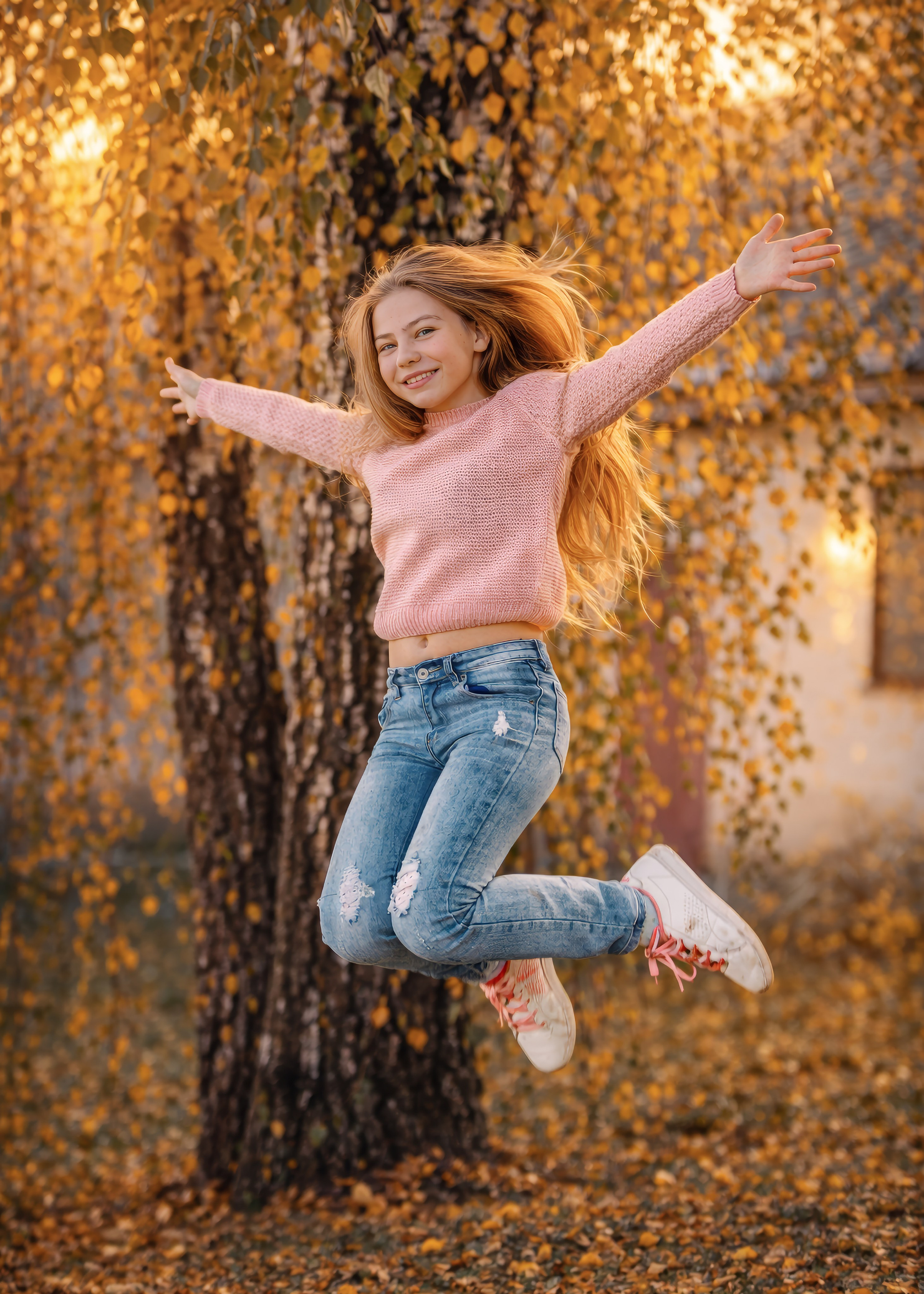 «Тёплая осень детства Арины». Семейный и детский фотограф в Москве Юлия