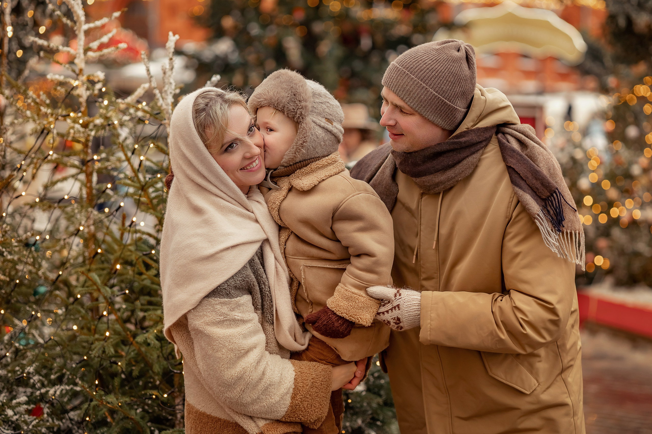Москва новогодняя. Семейный и детский фотограф в Москве Анна Чертополох