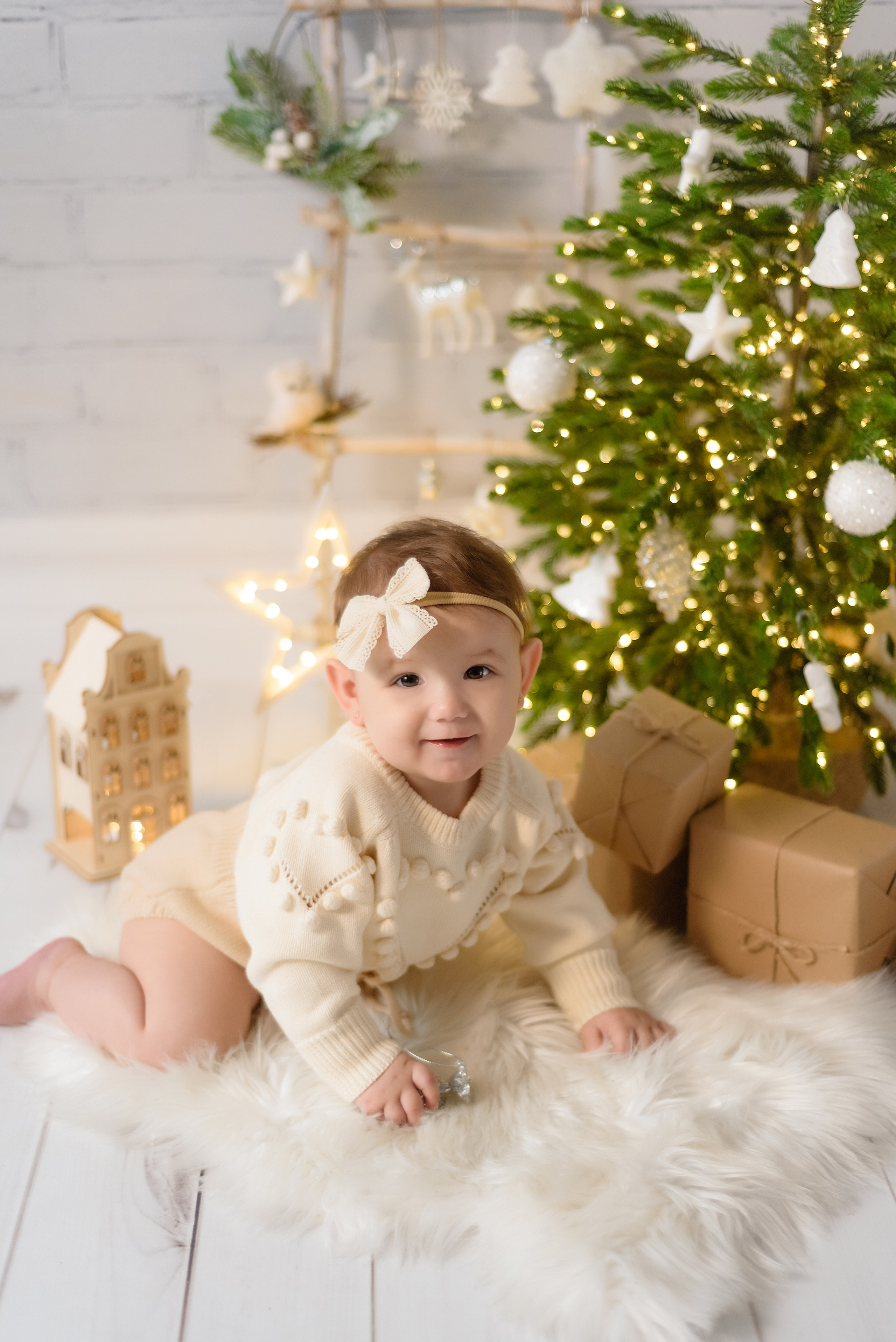 Новогодняя фотосессия «Гномик» Каролина. Детский Фотограф |Фотограф на годик в Брянске Ирина Романова