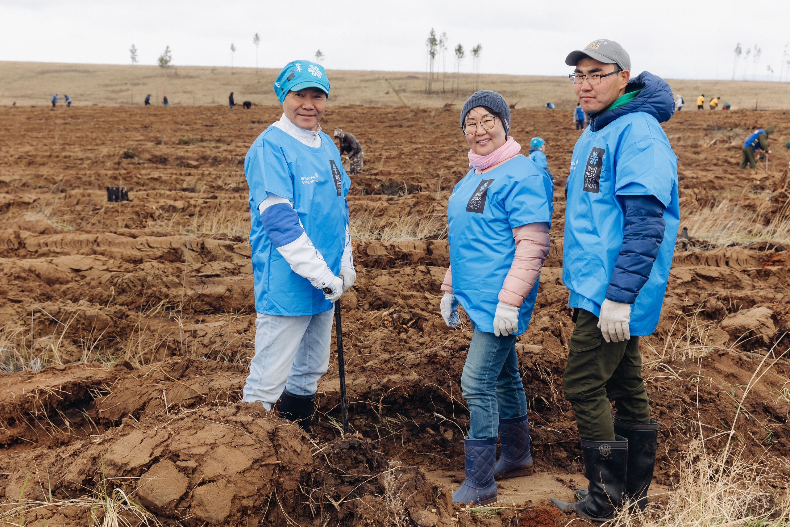 Siberian wellness. Ежегодная акция по посадке деревьев. Свадебный и семейный фотограф в Улан-Удэ