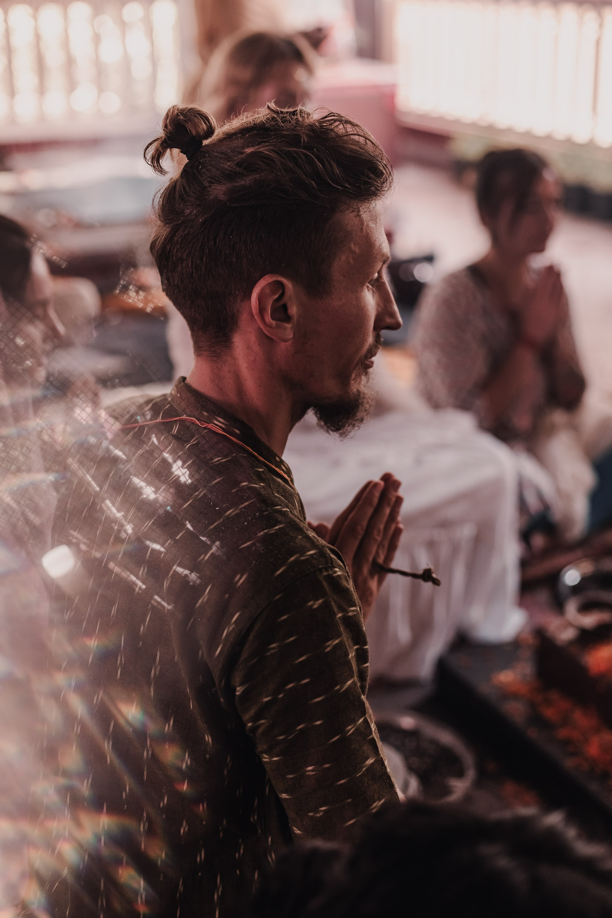 Navaratri yajna at Devraha Baba Ji ashram. Мариам Багдасарян