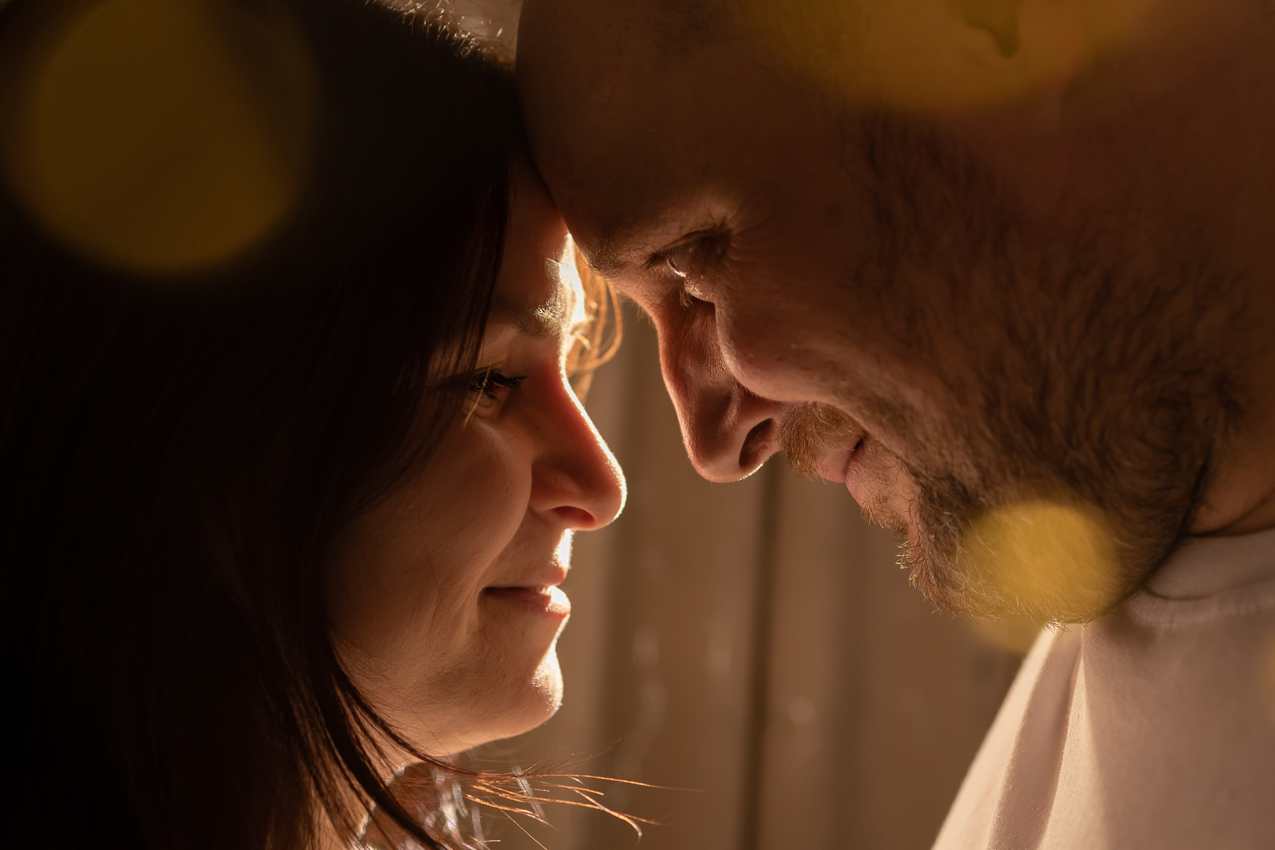 Семейная новогодняя фотосессия дома