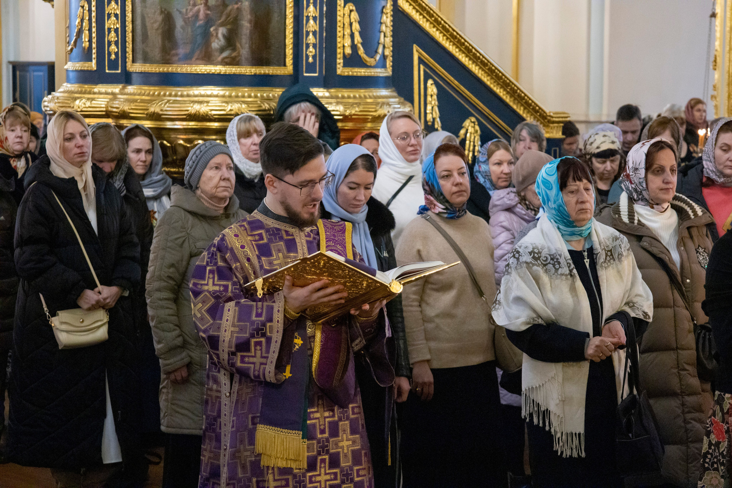 ЗАГОВЕНЬЕ НА ВЕЛИКИЙ ПОСТ. ПРОЩЕНОЕ ВОСКРЕСЕНЬЕ. НИКОЛО-БОГОЯВЛЕНСКИЙ МОРСКОЙ СОБОР
