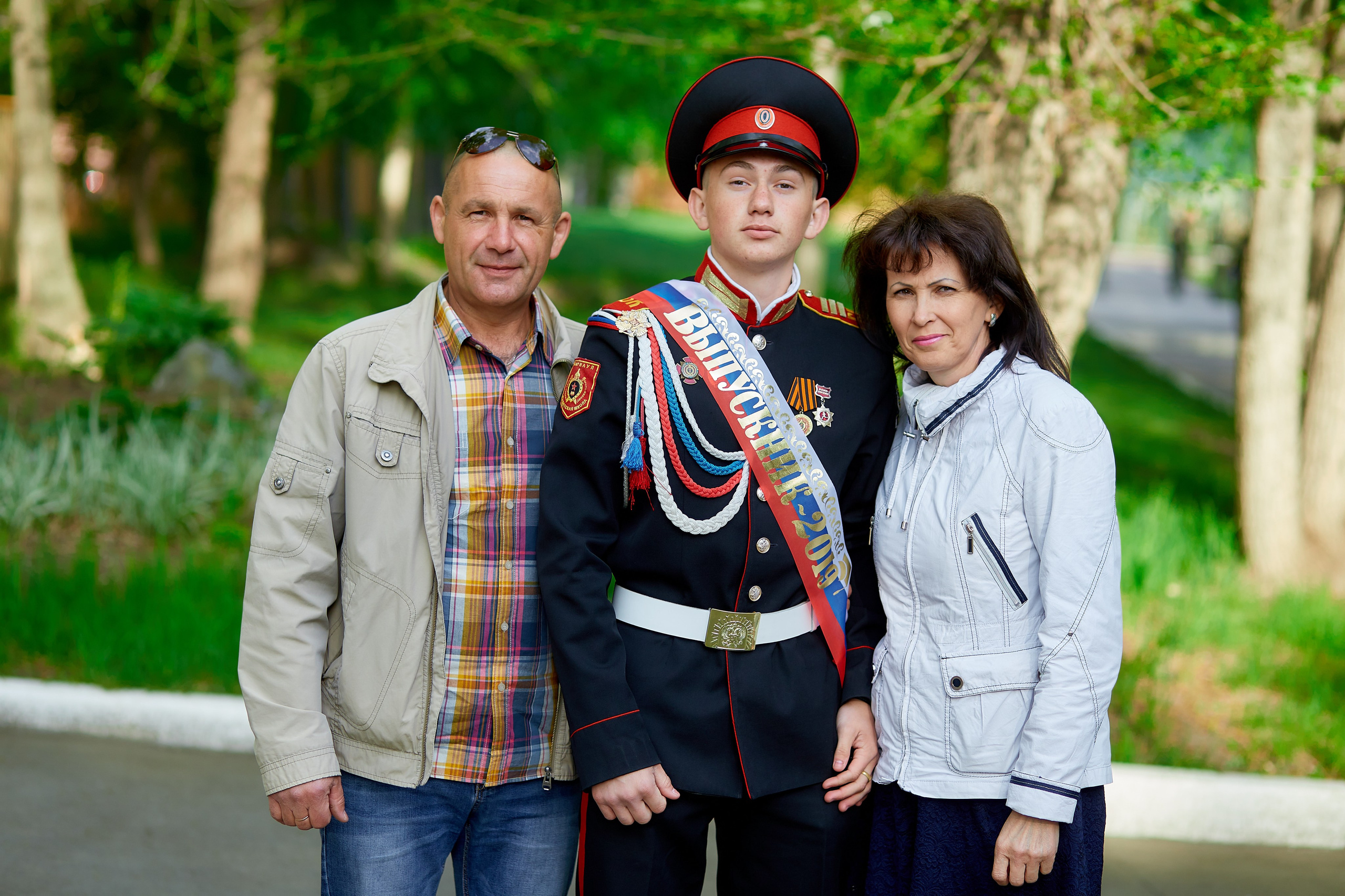 Кадеты последний звонок. Фотограф Вячеслав Фарунин