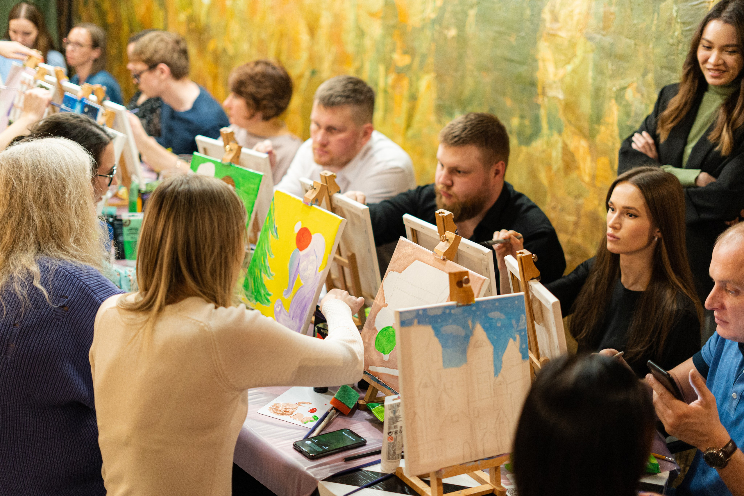 Корпоратив Teach Me Art 2. Портретный фотограф в Москве и Санкт-Петербурге Арина Чех