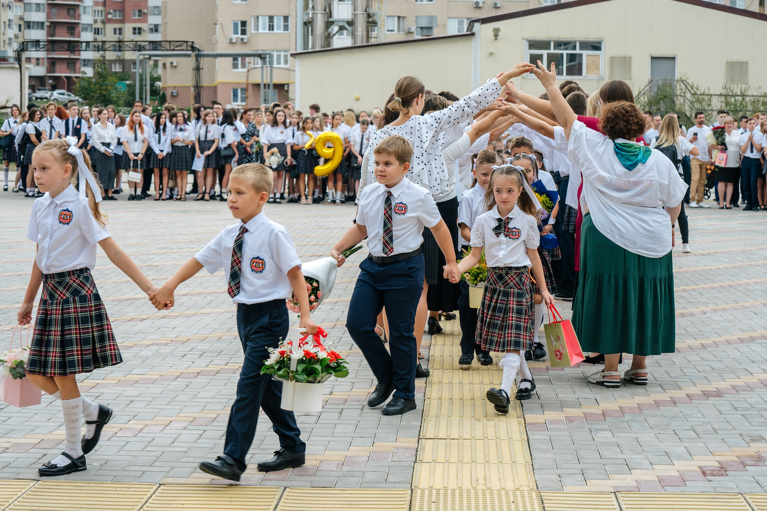 1 сентября. Выпускные альбомы, школьные фотосессии в городе Новороссийске