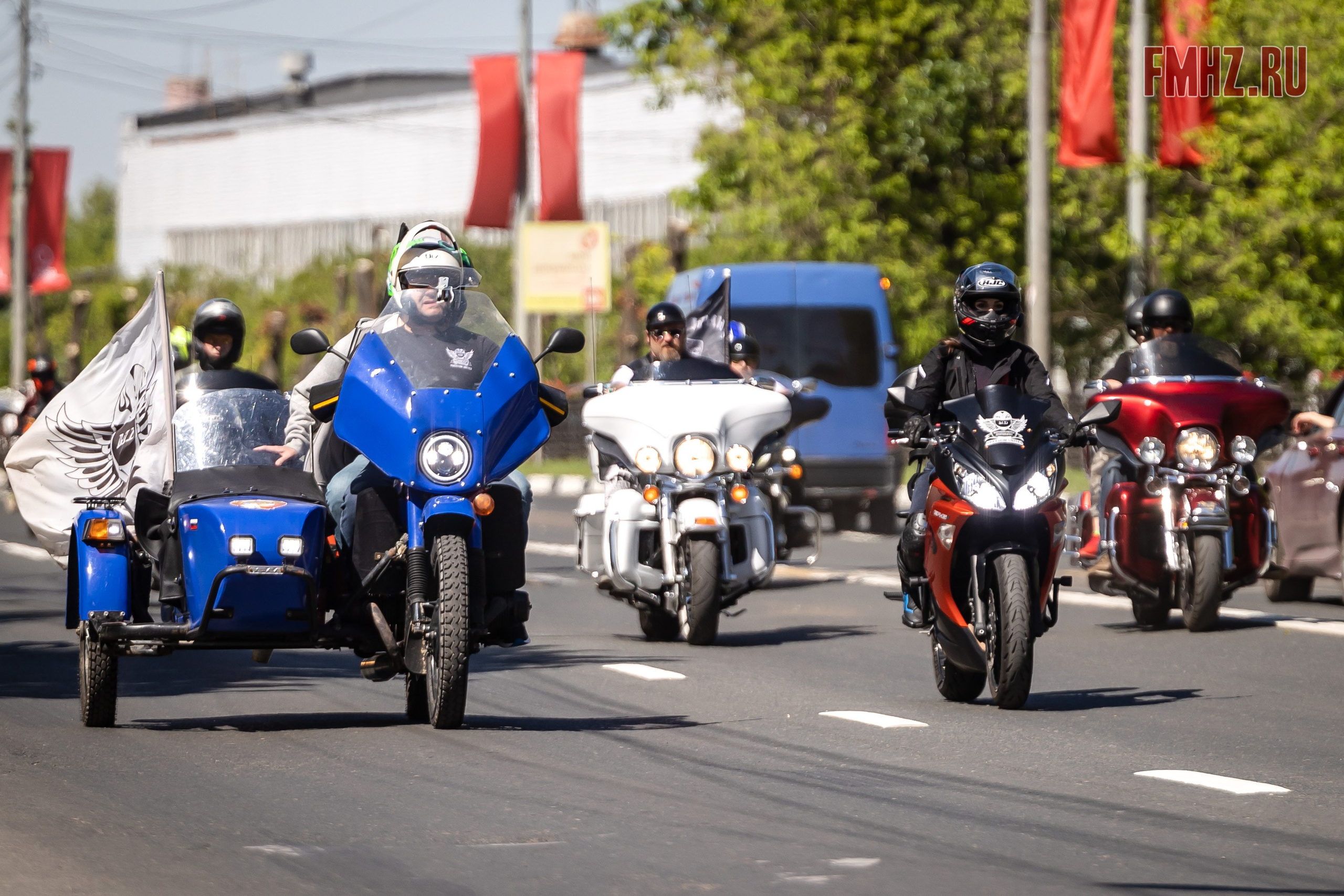 Открытие мотосезона Мотоциклистов г. Домодедово 25.05.24. Фотограф Владимир Охрименко
