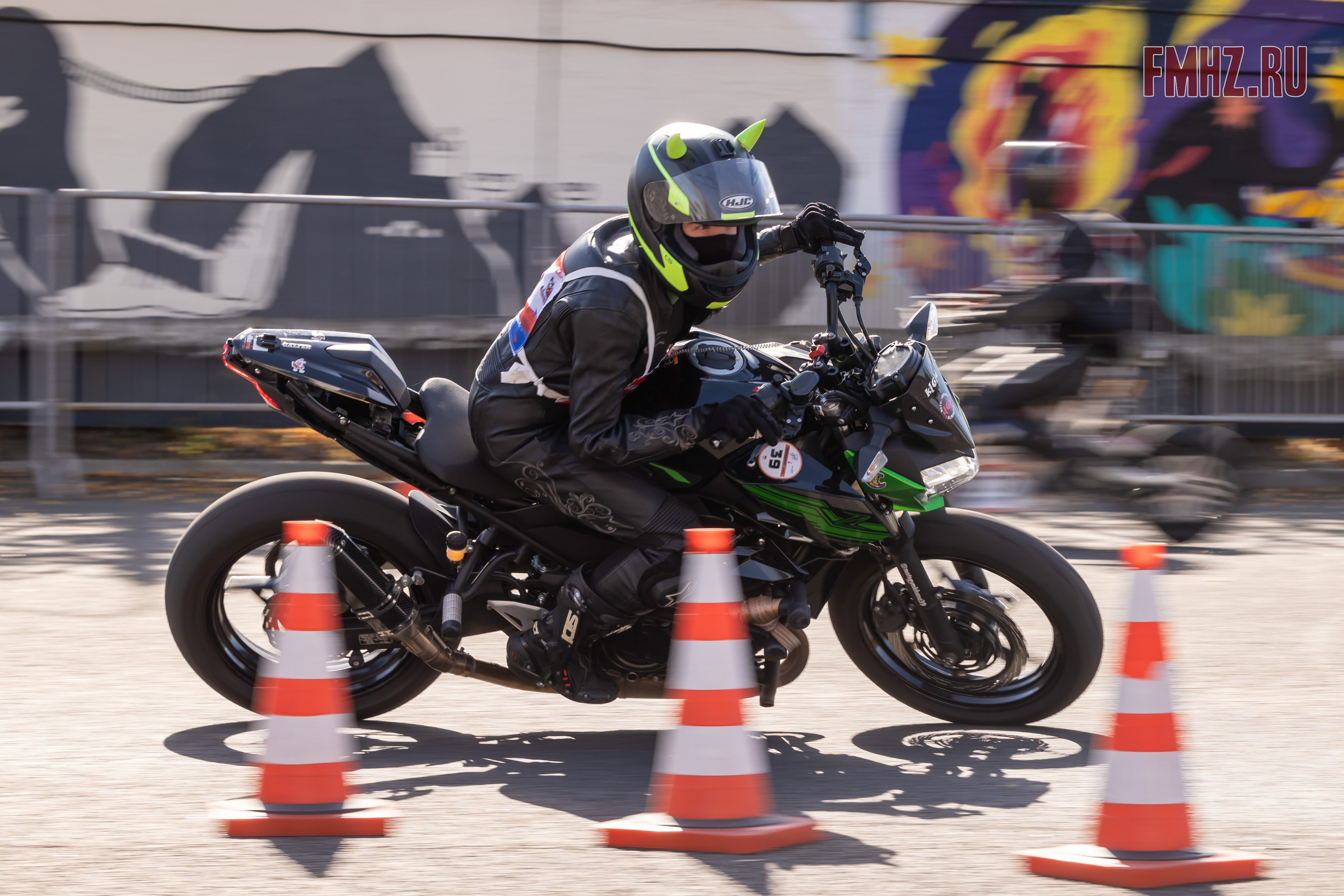 Соревнования по мотоджимхане на площадке Мосгортранс 15.09.2024. Фотограф Владимир Охрименко