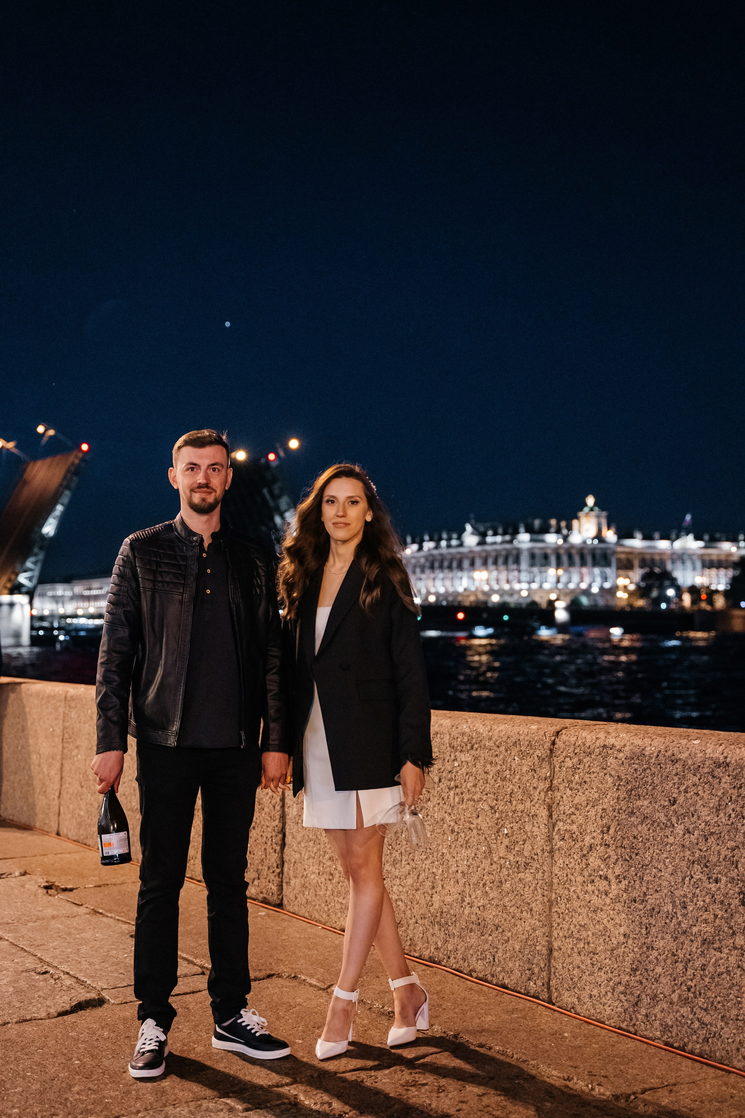 Love story «Night Petersburg». Свадебные фотограф и видеограф Наталья и Анатолий Новиковы СПб