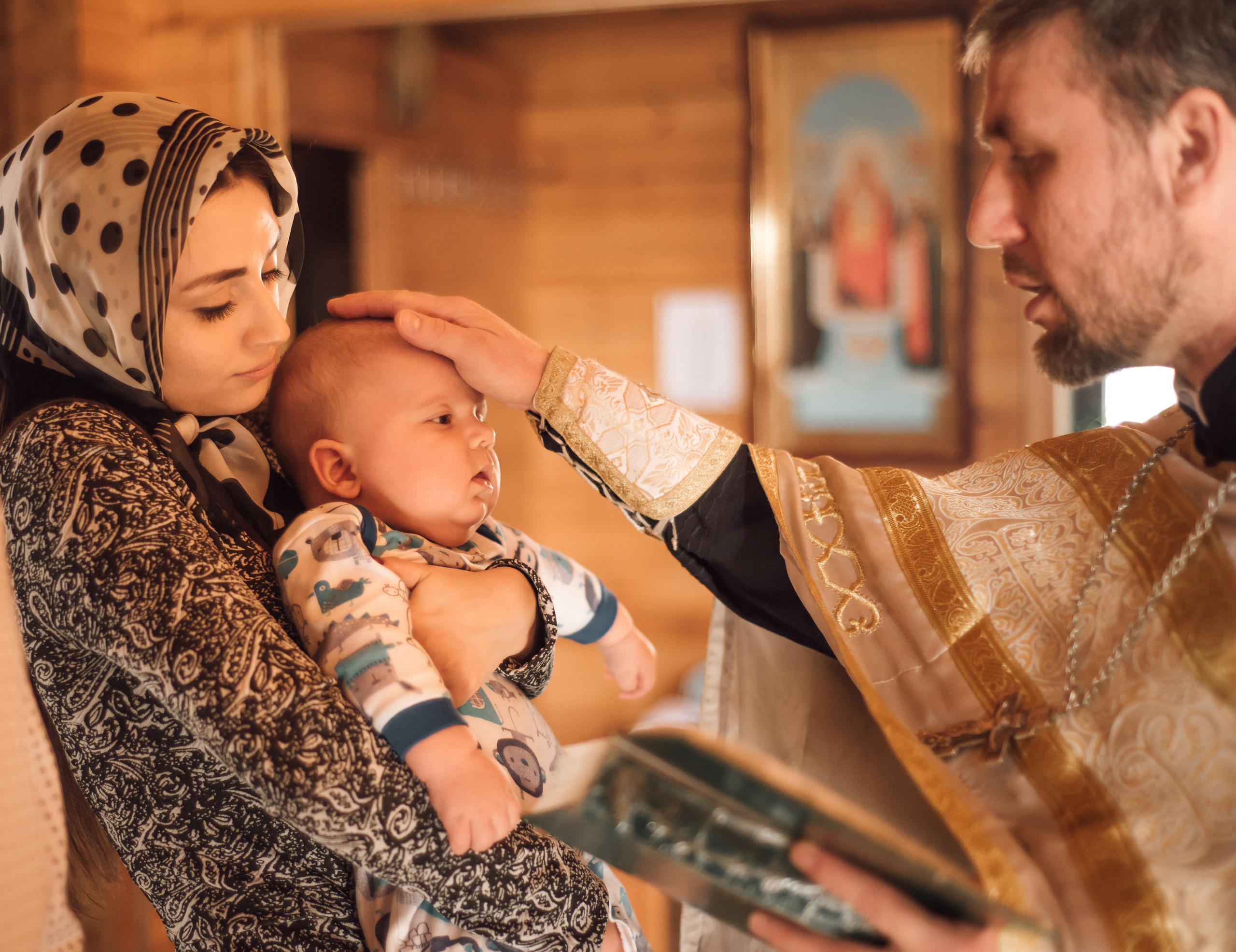 Крещение Даниила. Свадебный фотограф в Санкт-Петербурге