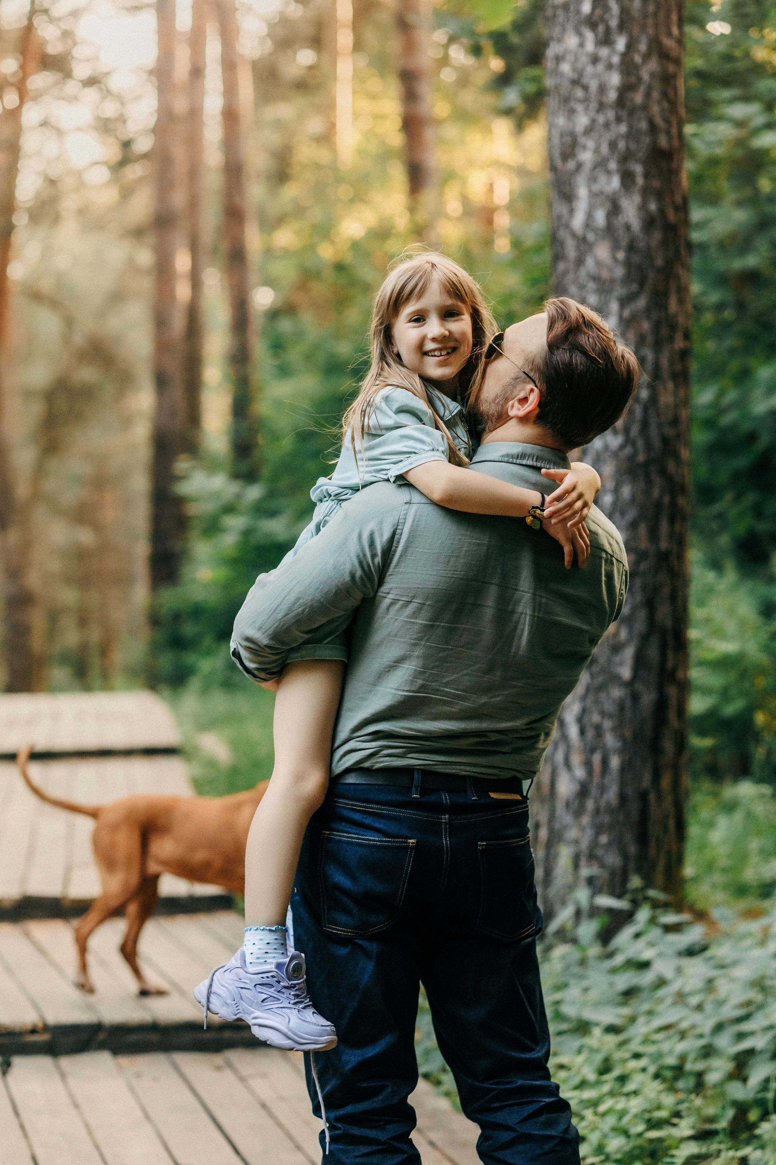 Марина, Глеб, Мая и Чили. Фотограф-анималист Елена Радченко, Москва