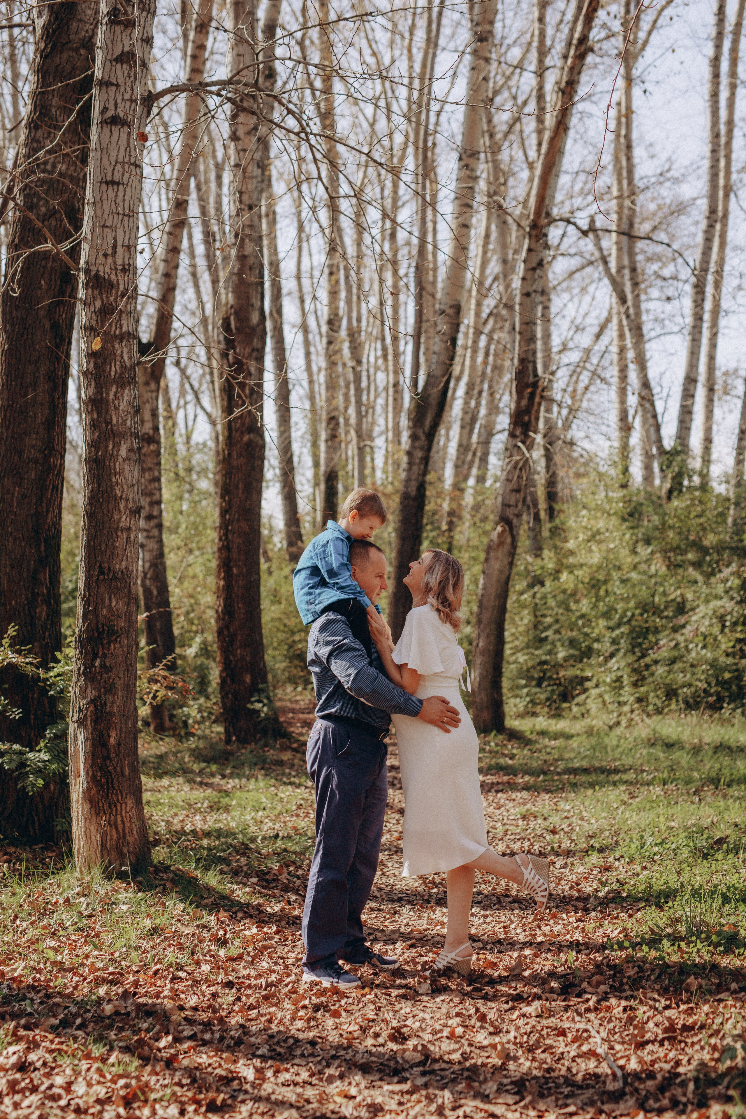 Елена и семья. Фотограф Анастасия Петрова