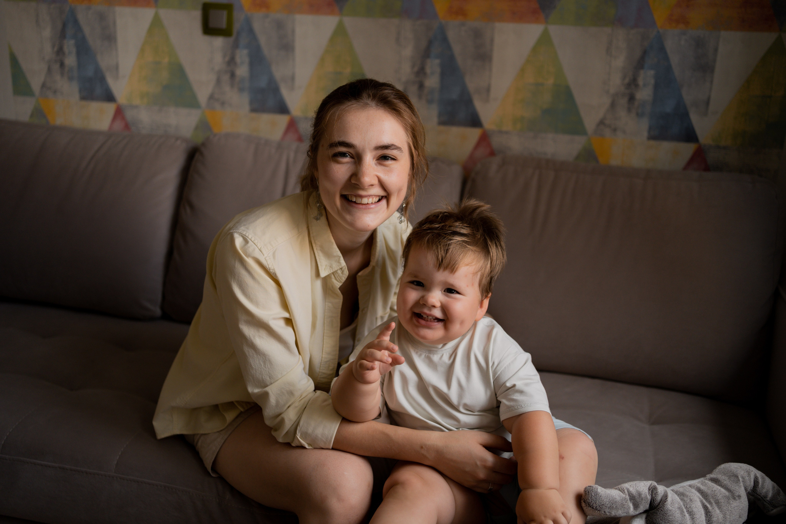 Алина и Дима. Фотограф грудного вскармливания в Москве Екатерина