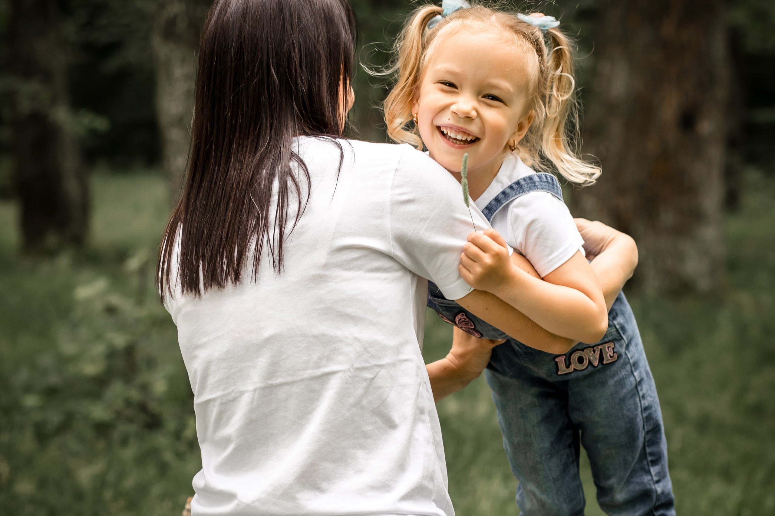 Катя с детками