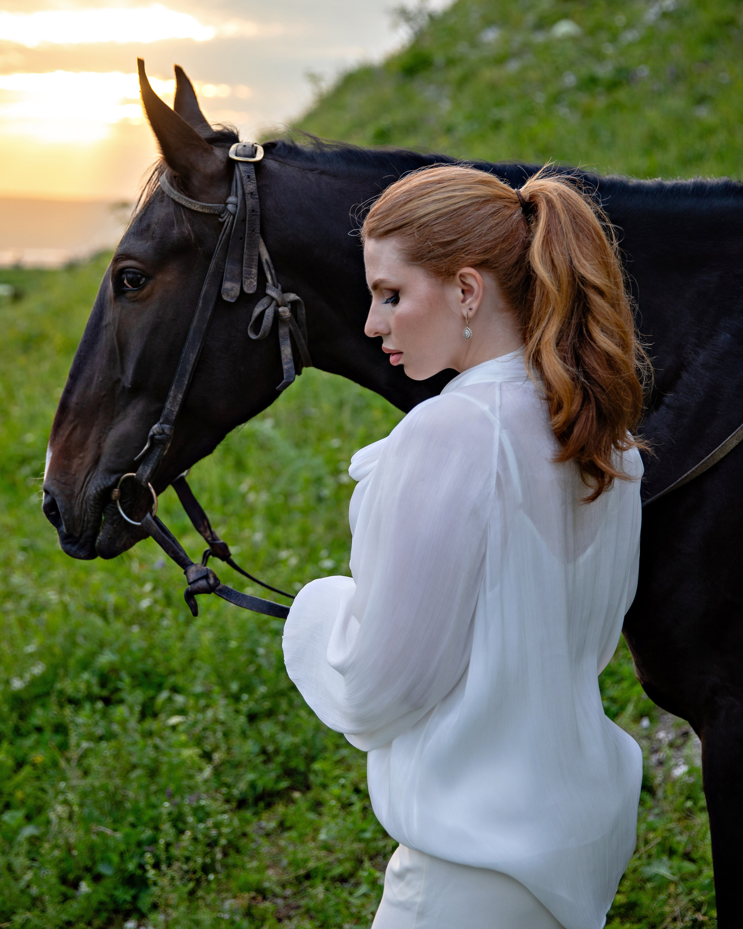 Фотосессия в конном клубе на лошадях. Фотограф в Кисловодске Юлия Федоренко