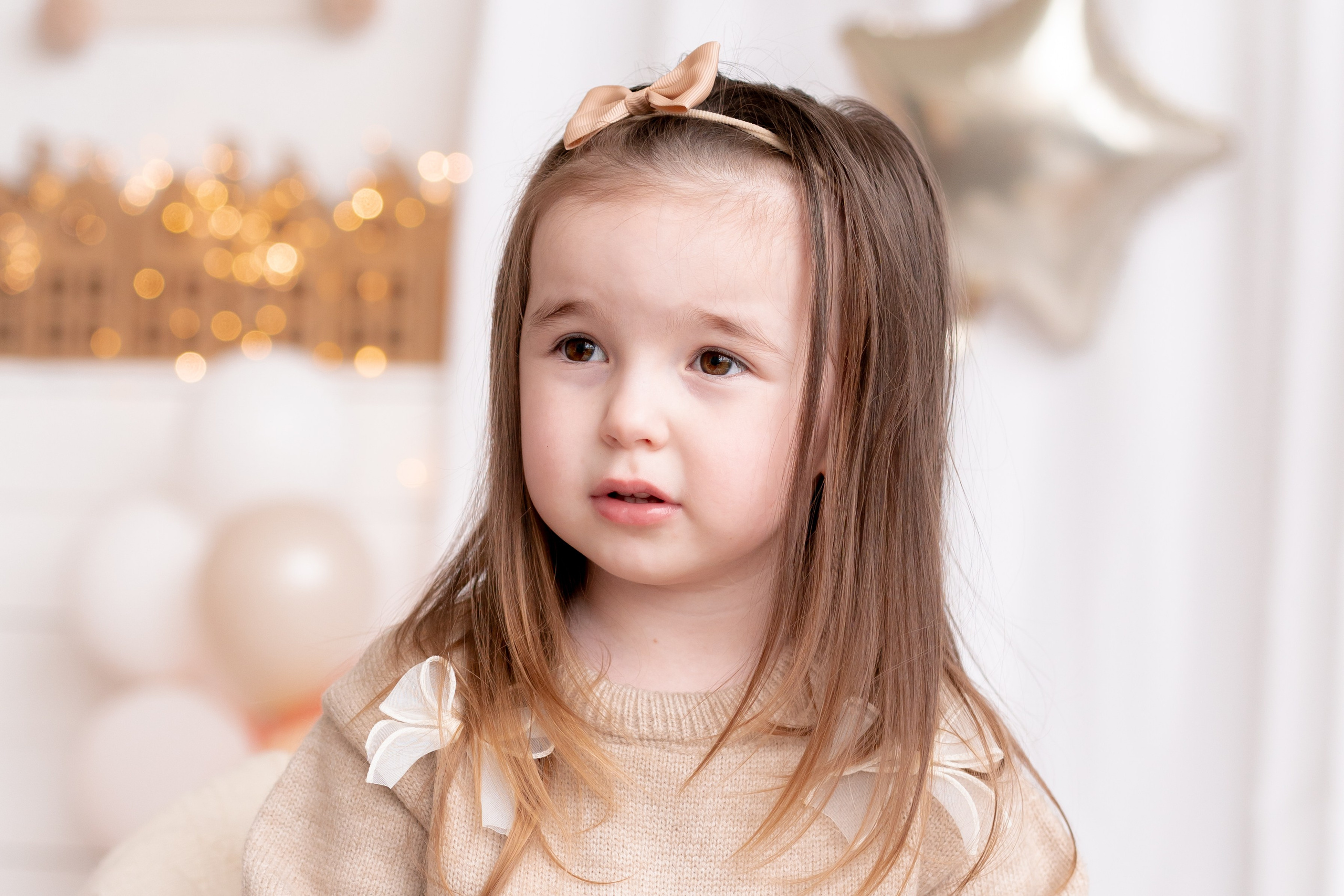 С Днём Рождения ребенка, портрет. Детская, семейная фотостудия в Санкт-Петербурге