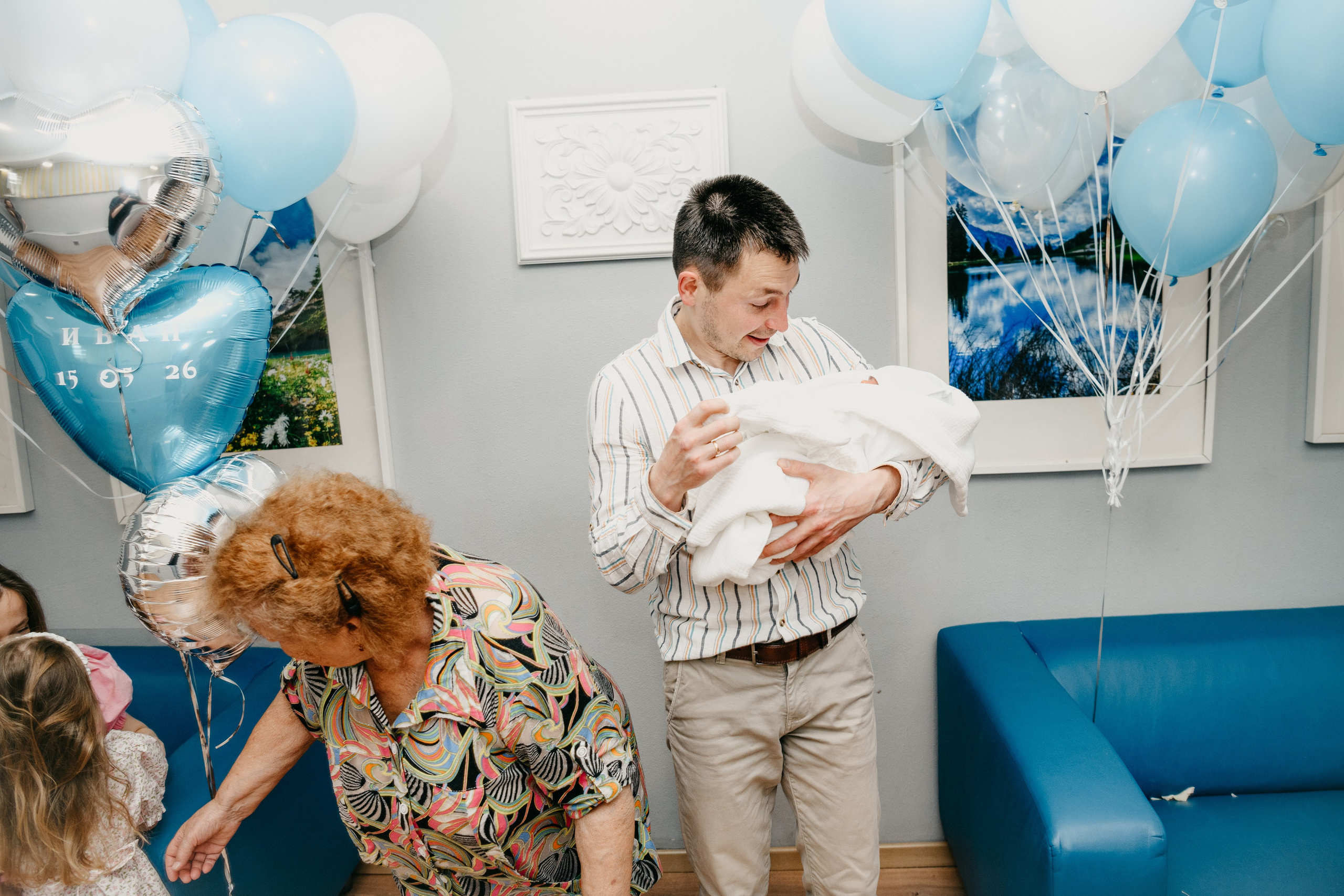 Выписка Ивана. Фотограф на выписку из роддома в Москве и МО