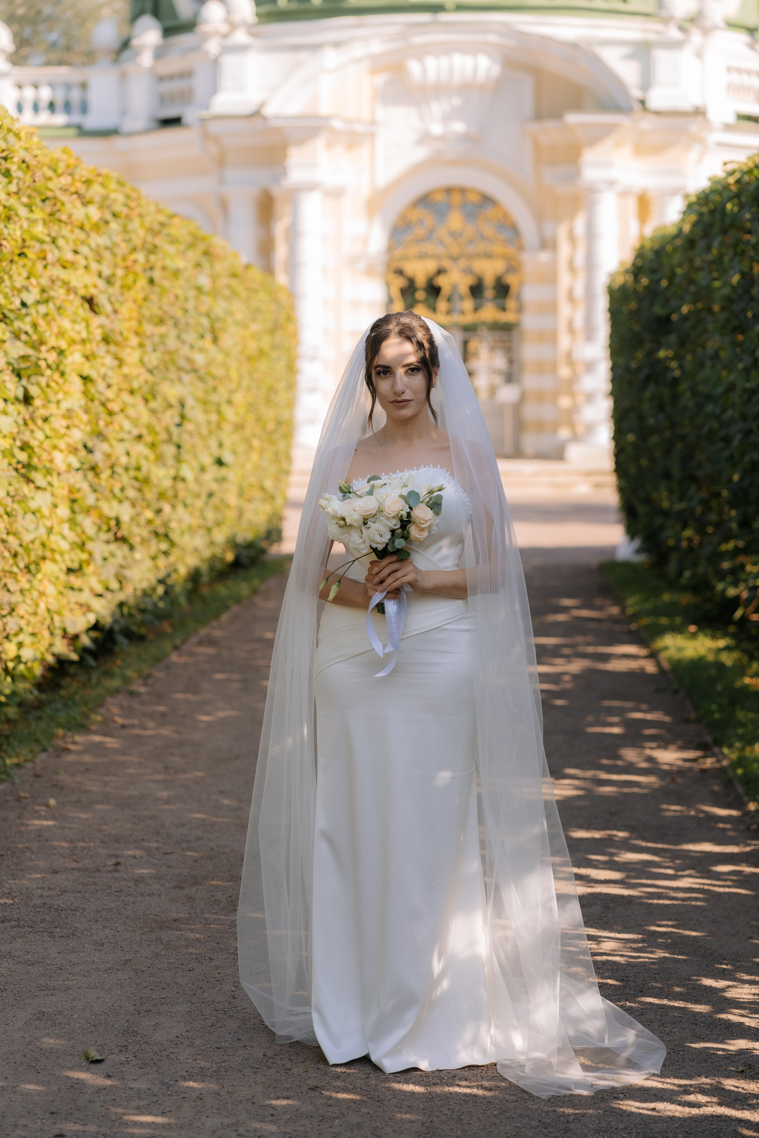 Свадебная фотосессия в Москве, парк Кусково. Свадебный фотограф в Москве Анна Полушина