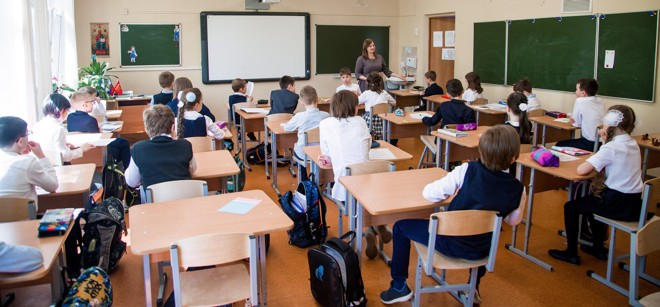 Школьная фотосъемка 3 класса. Репортажный фотограф Борис Геер