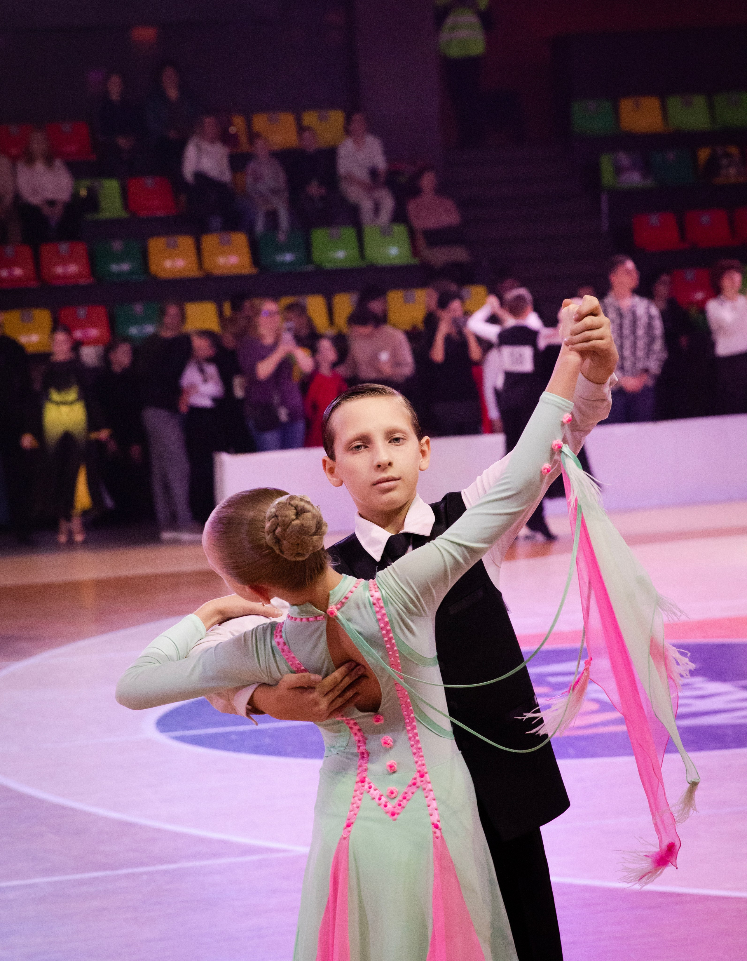 Бальные танцы, соревнования. Фотограф Анна Невская