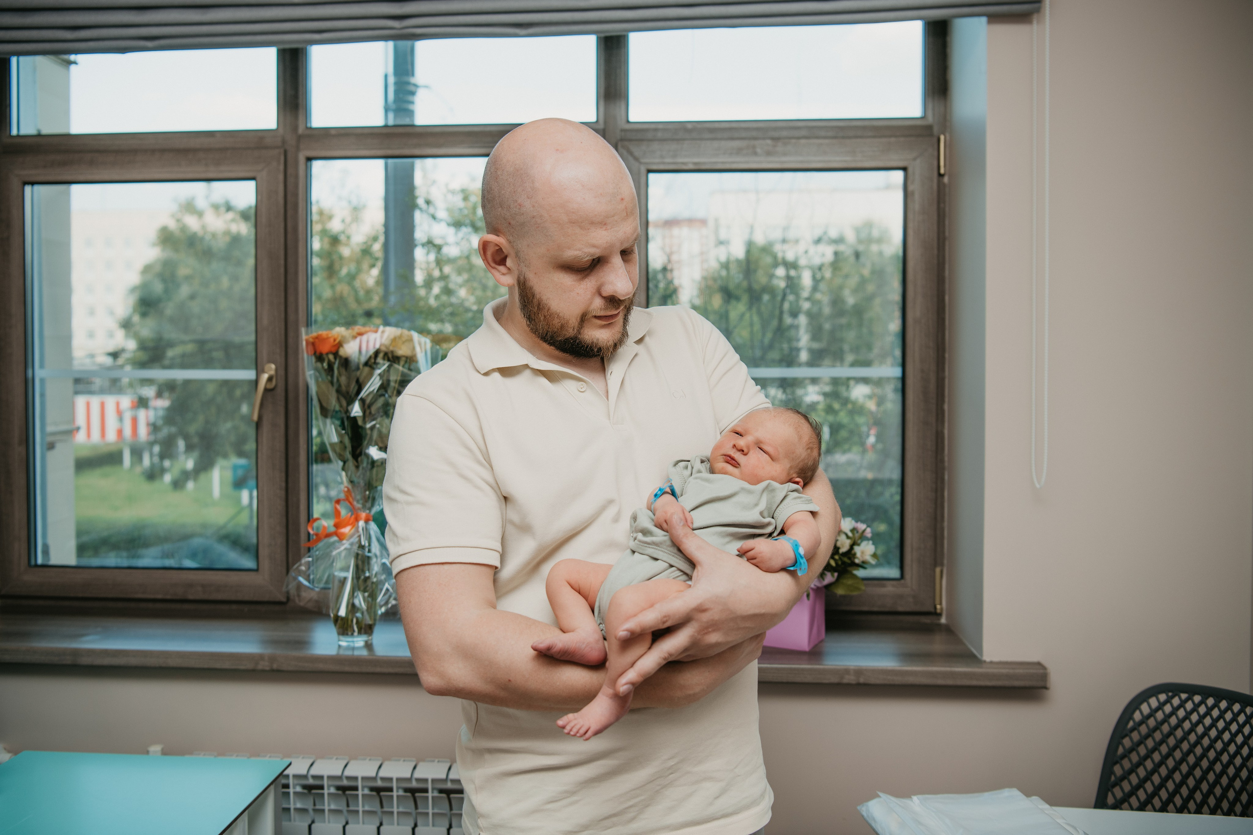 Выписка Вениамина. Ерамишанцева. Фотограф на выписку из роддома в Москве и МО