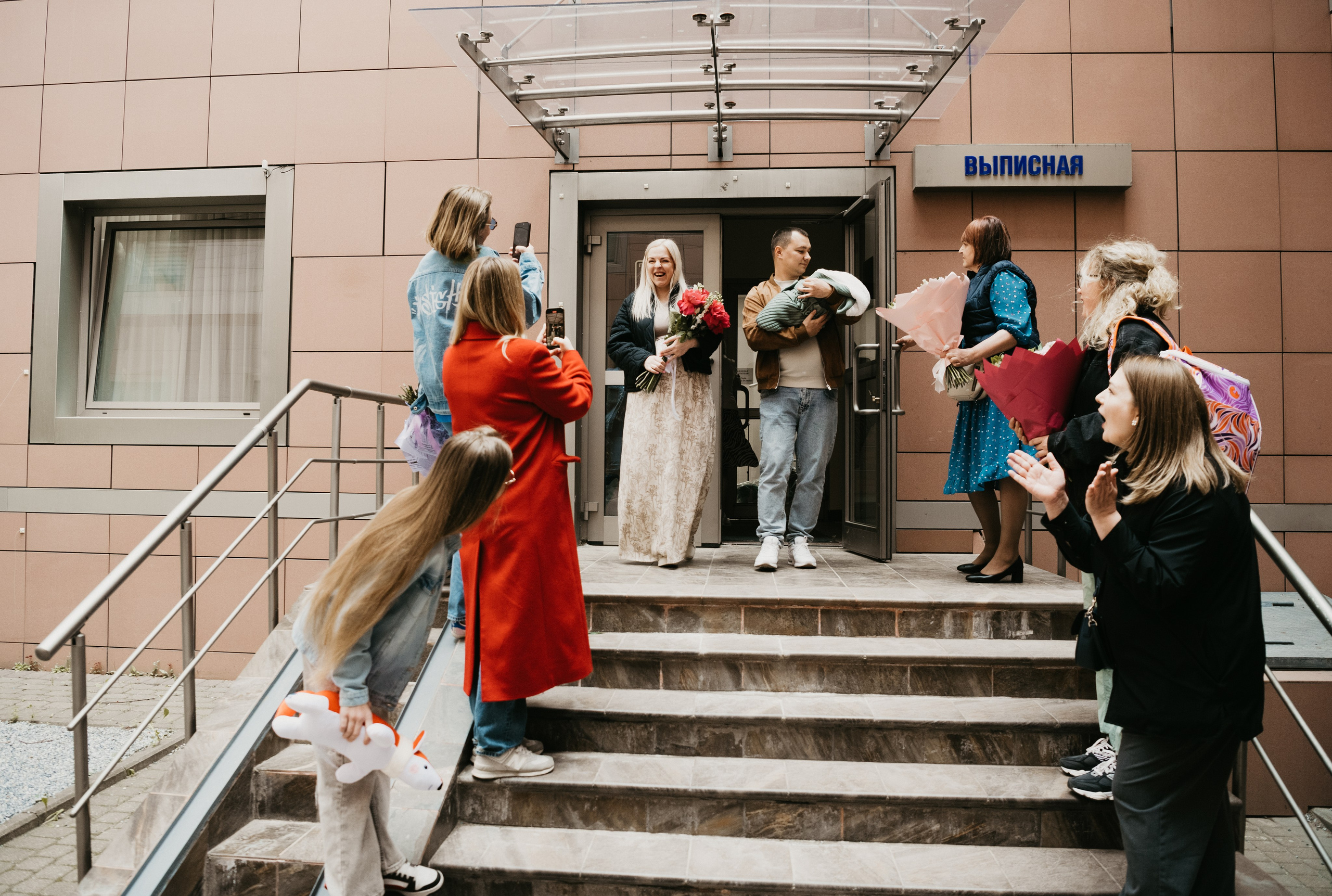 Выписка Степана на Севастопольском. Фотограф на выписку из роддома в Москве и МО